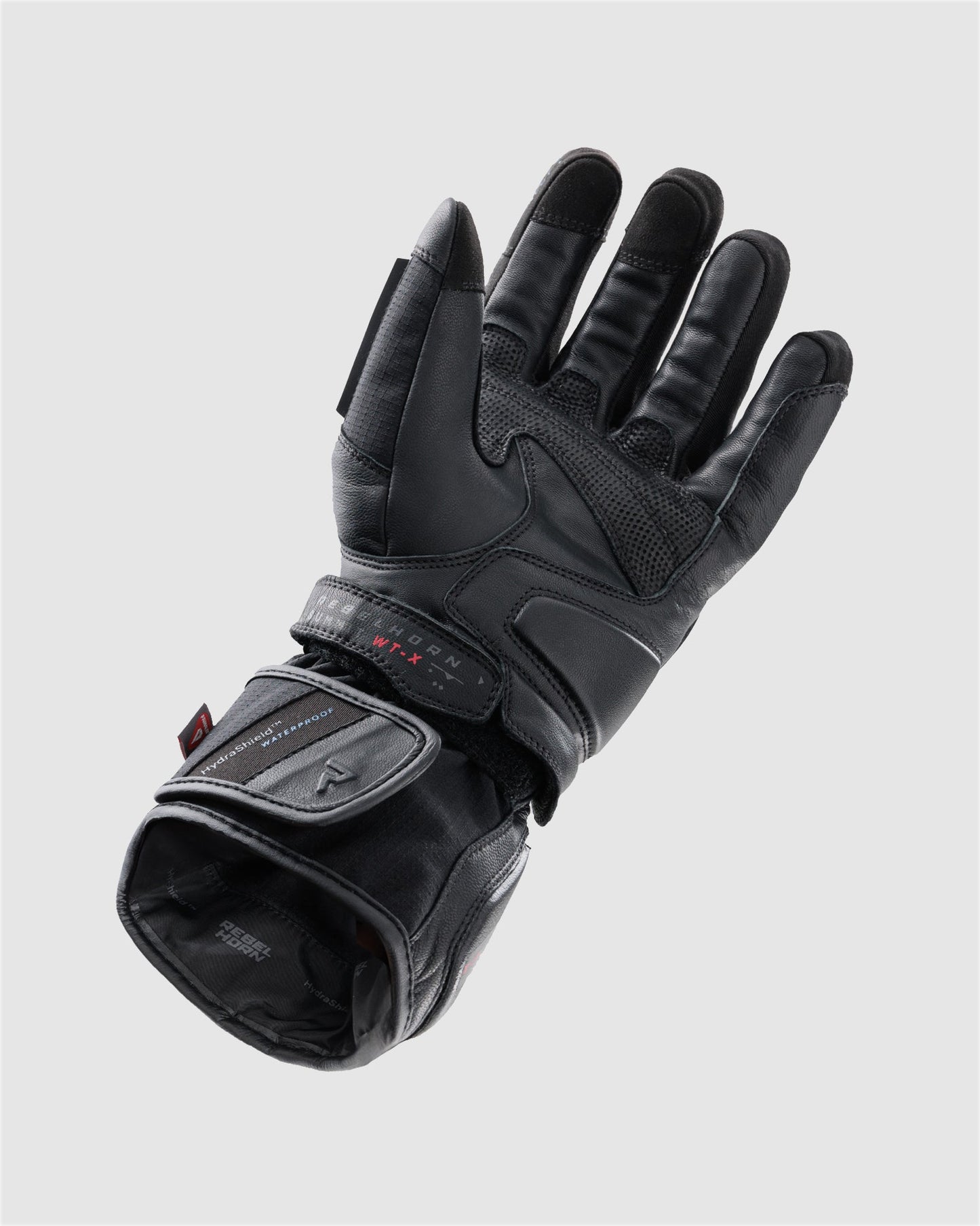 Summit Wasserdichte Motorradhandschuhe Schwarz
