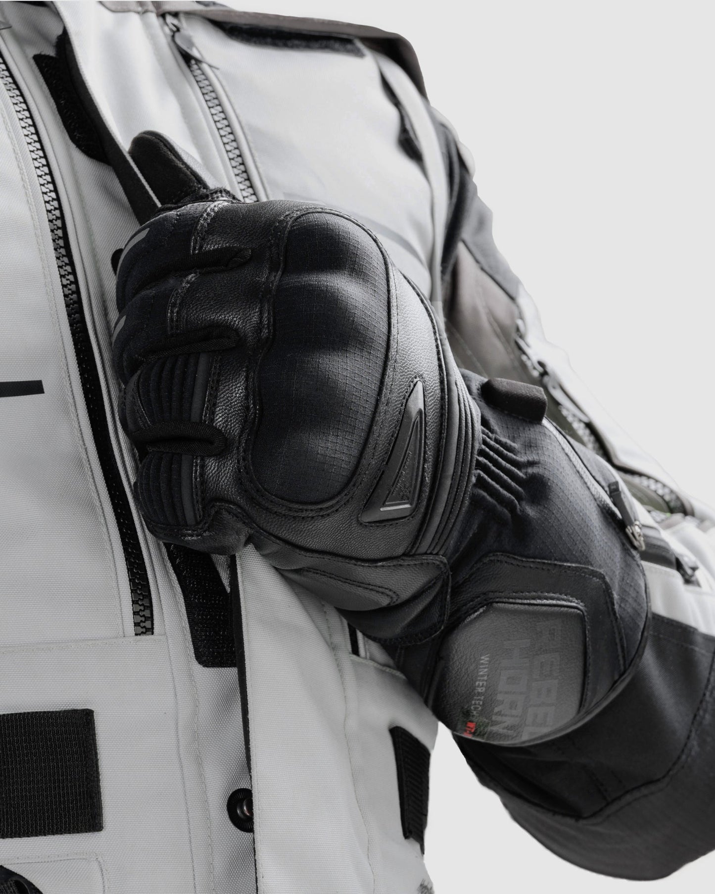 Summit Wasserdichte Motorradhandschuhe Schwarz