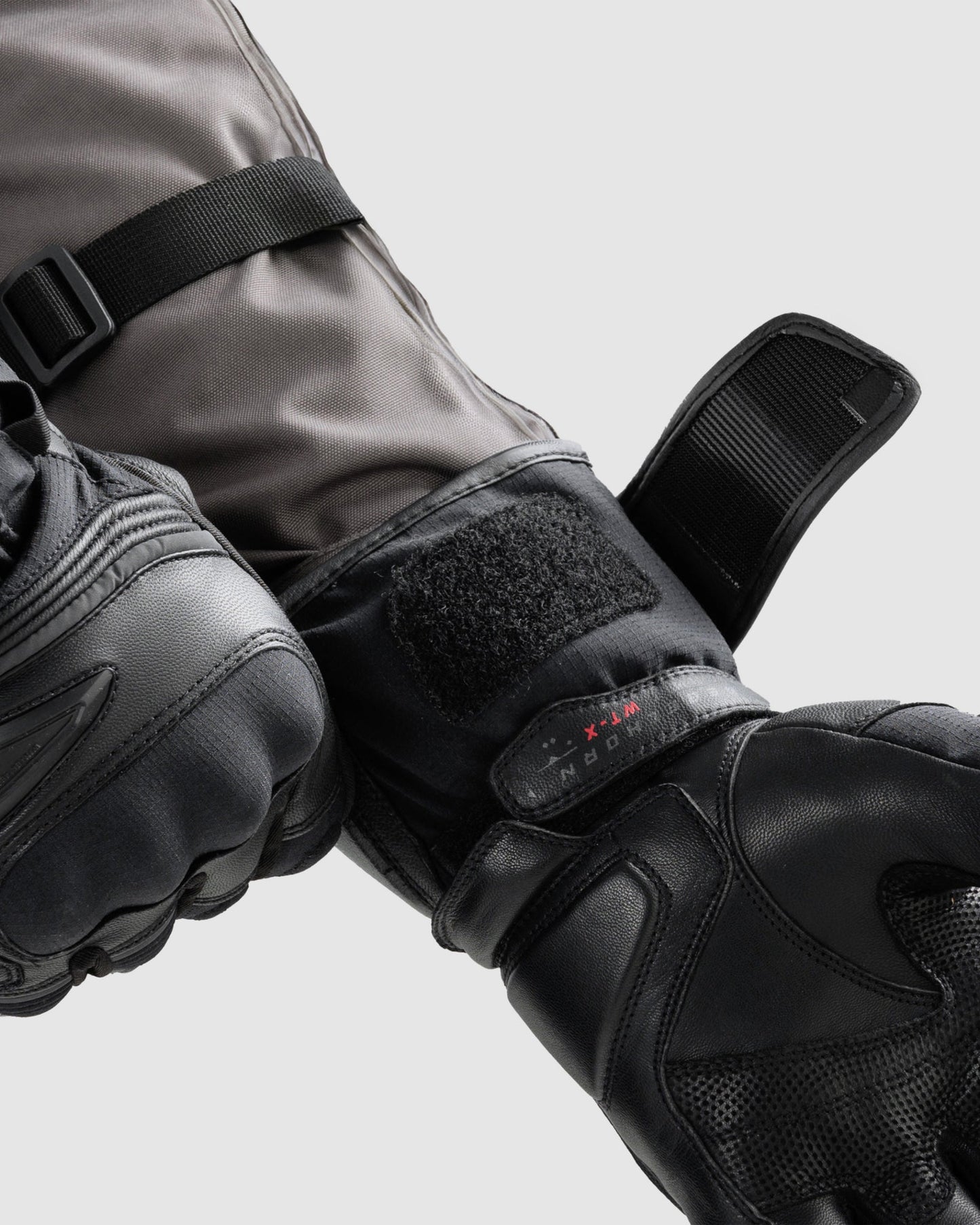 Summit Wasserdichte Motorradhandschuhe Schwarz
