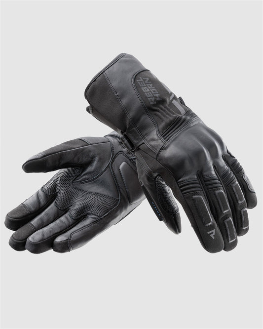 Tracer Wasserdichte Motorradhandschuhe Schwarz