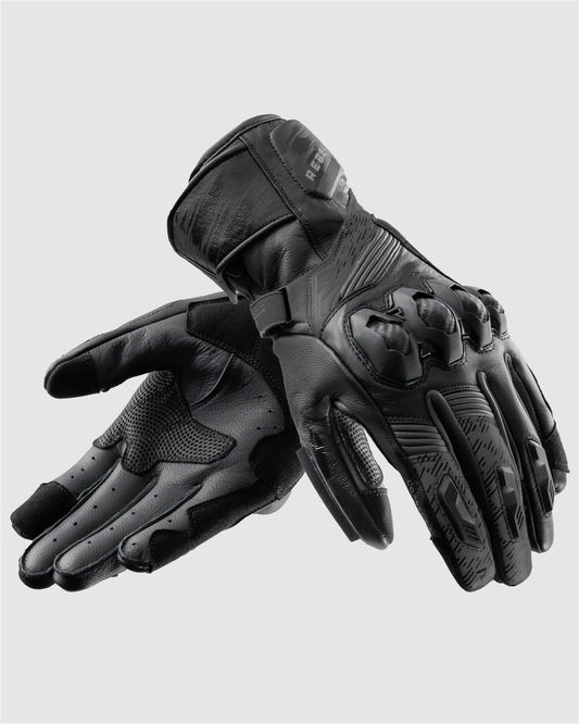 Viper Motorradhandschuhe Schwarz