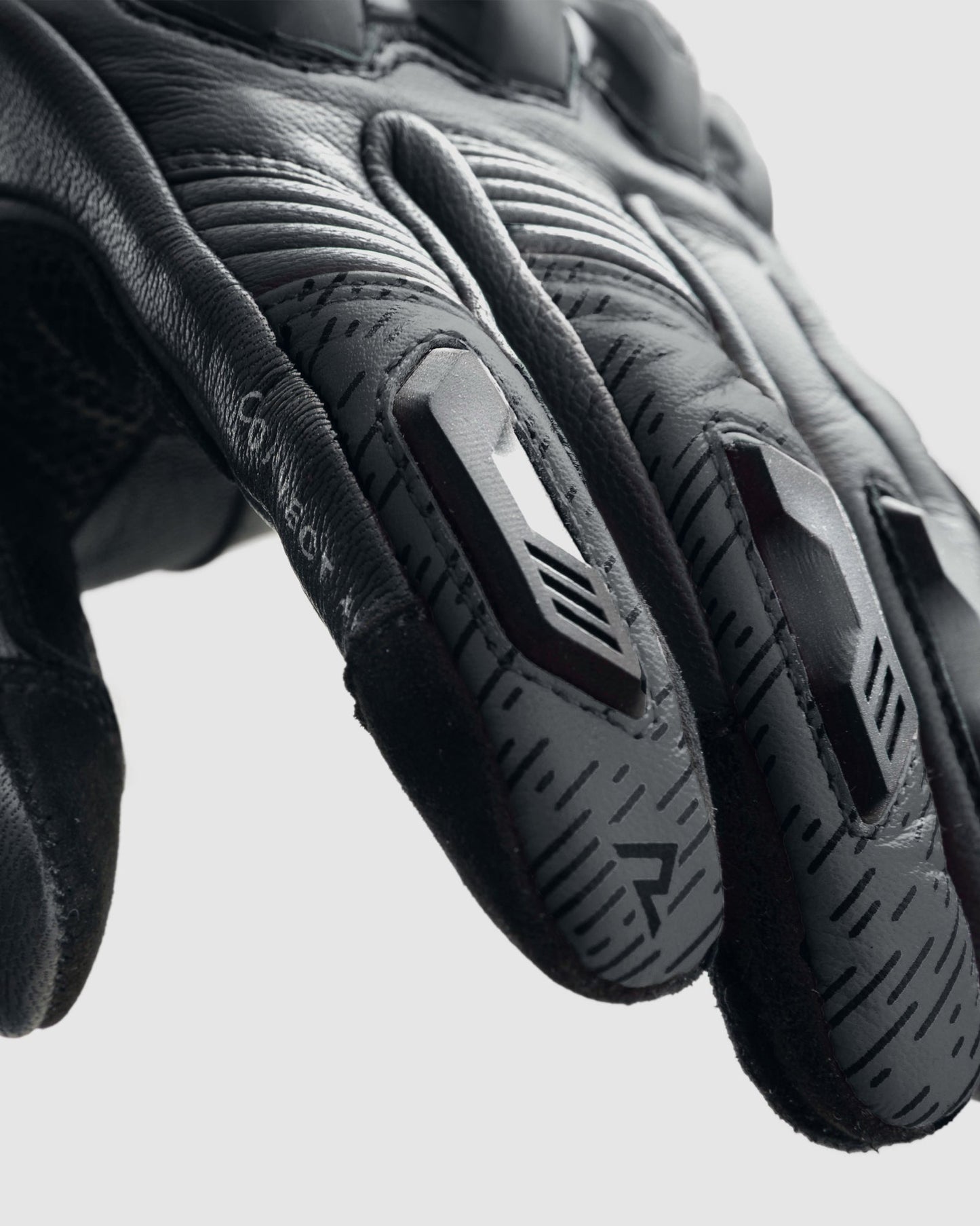 Viper Motorradhandschuhe Schwarz