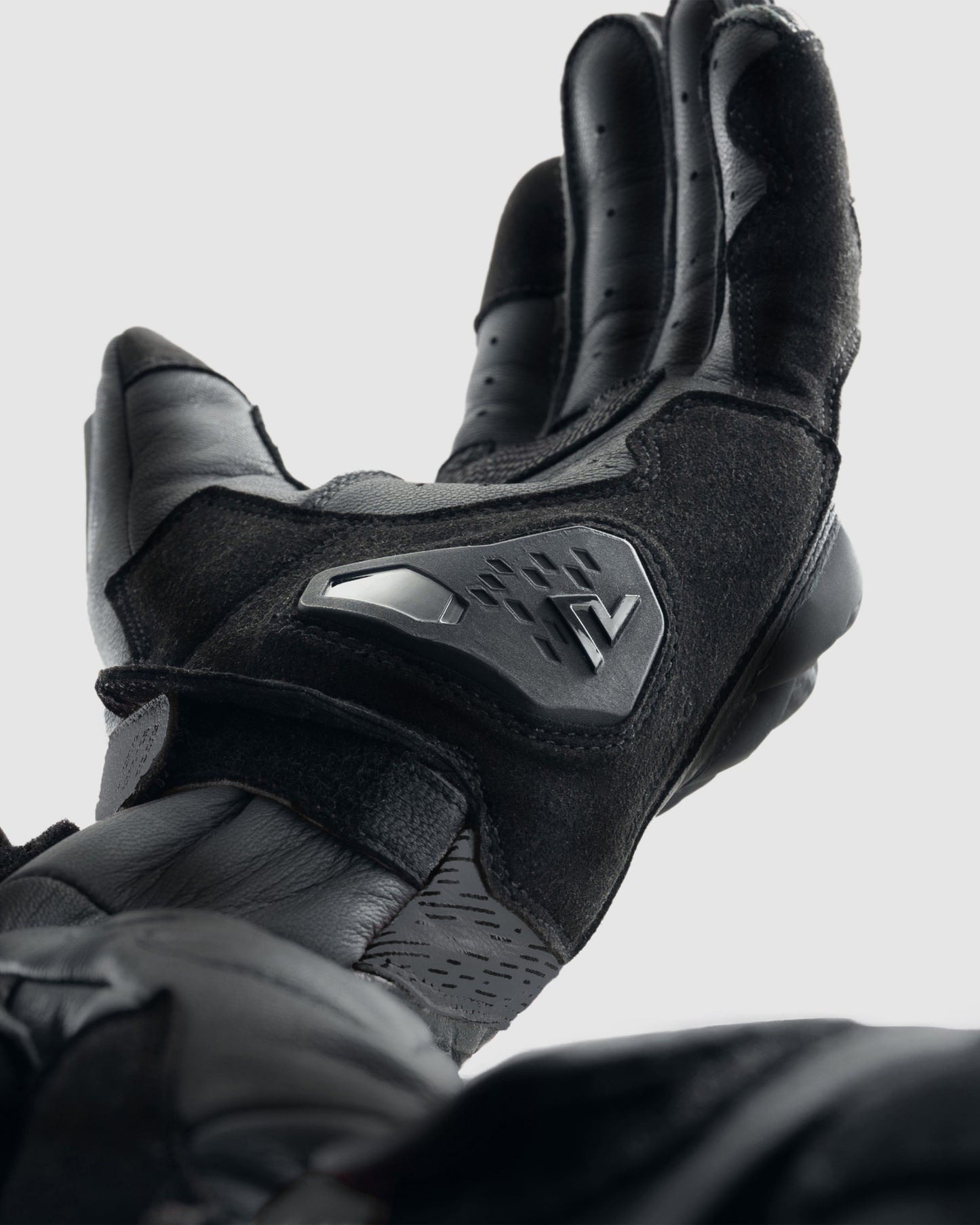 Viper Motorradhandschuhe Schwarz