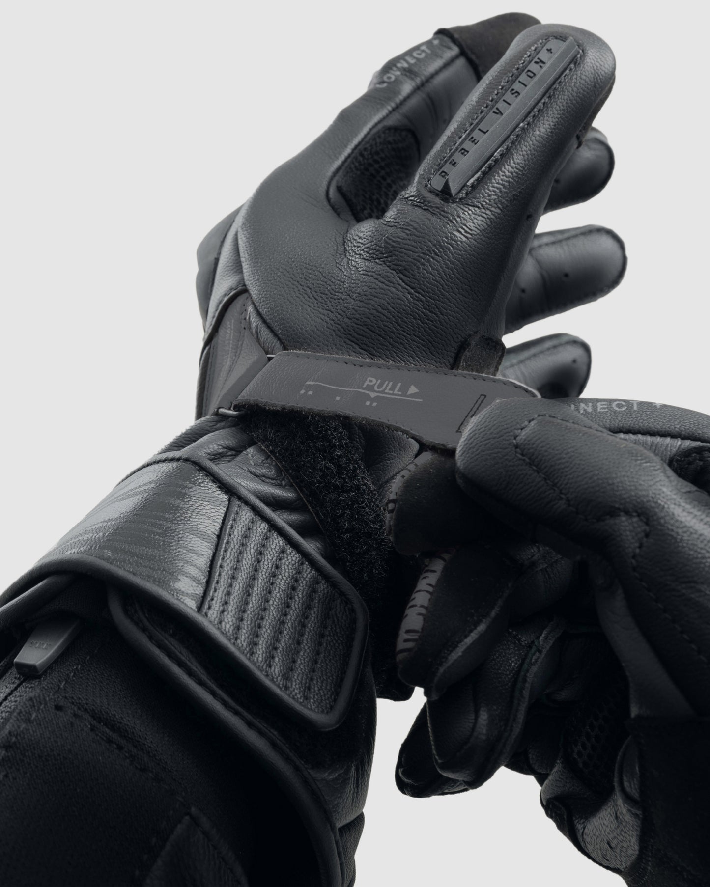 Viper Motorradhandschuhe Schwarz