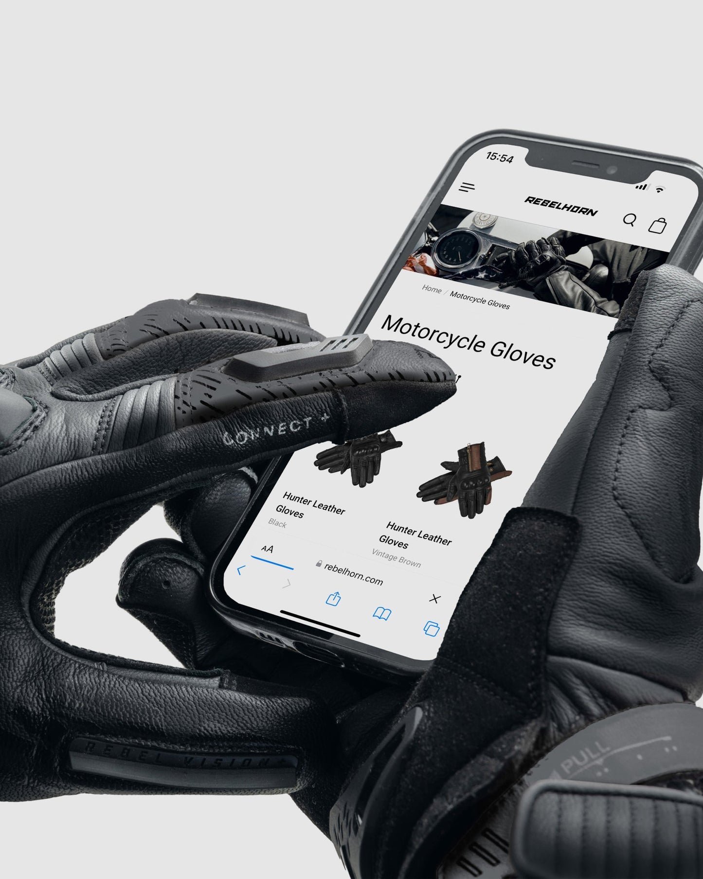 Viper Motorradhandschuhe Schwarz