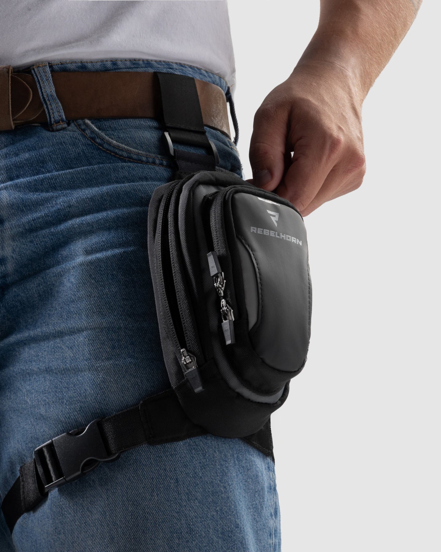 Hip II Beintasche Schwarz