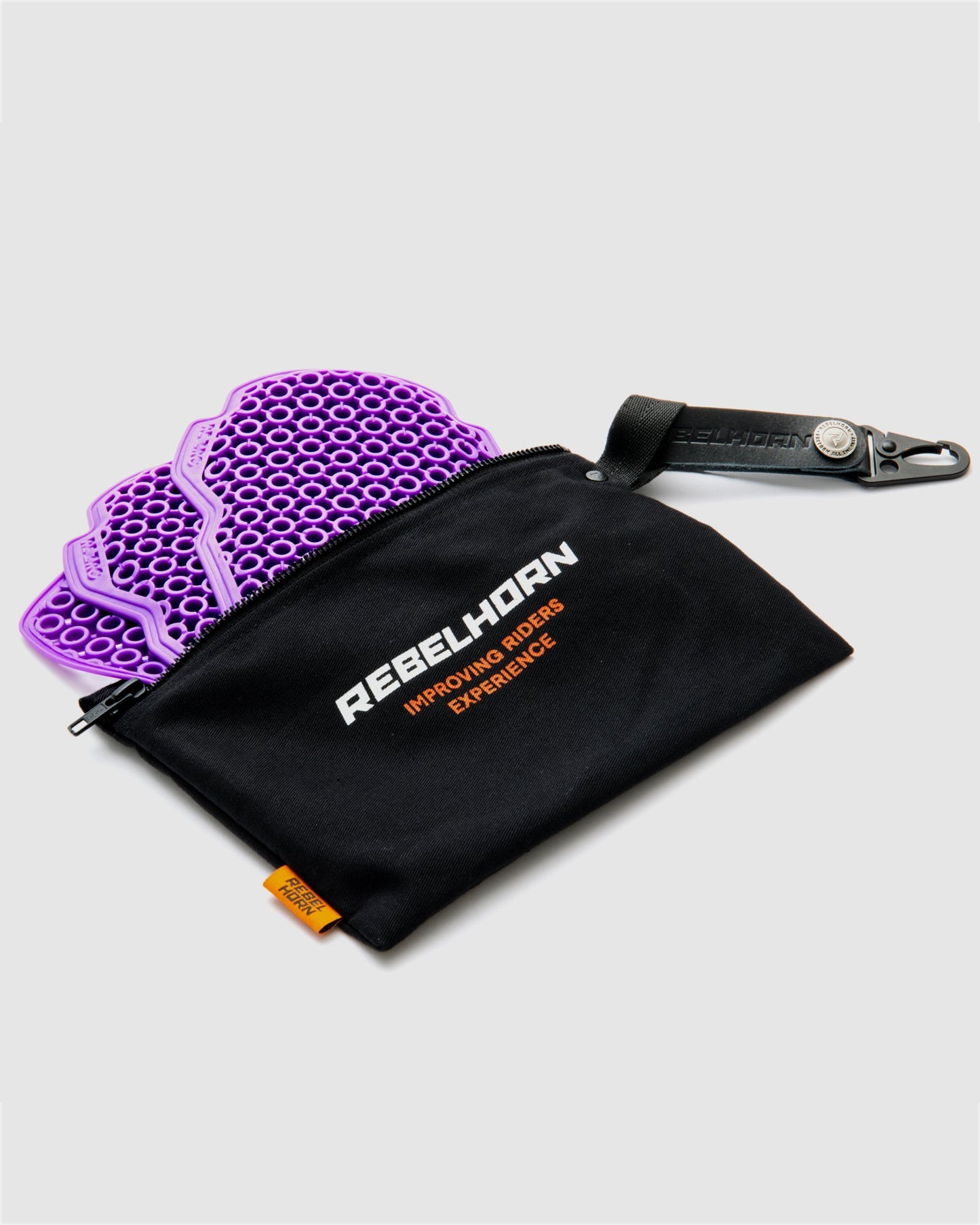 Bronco Damen Motorrad-Jeans Schwarz Verwaschen