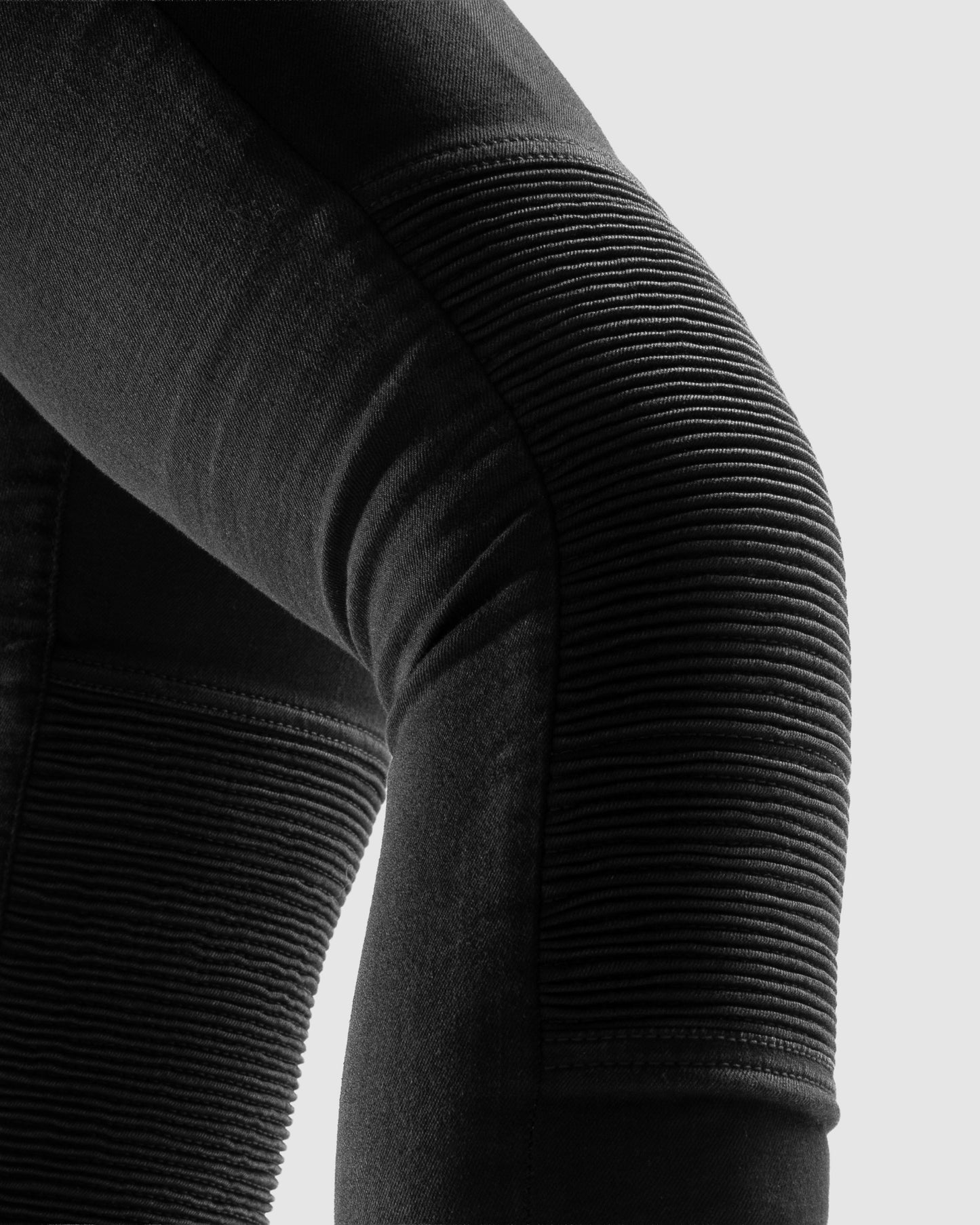 Chica Damen Motorrad Leggings Schwarz