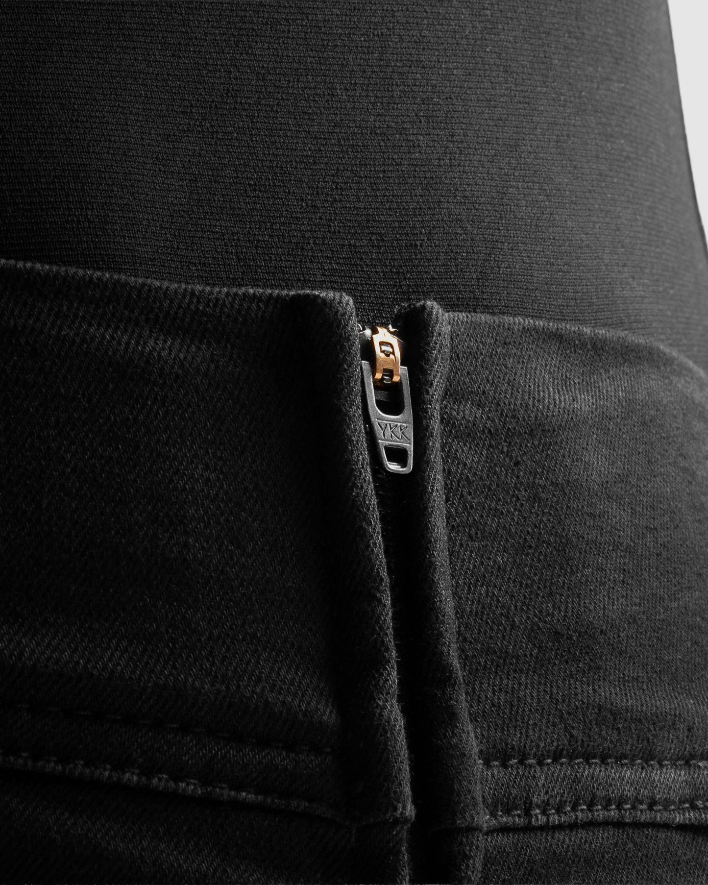 Chica Damen Motorrad Leggings Schwarz