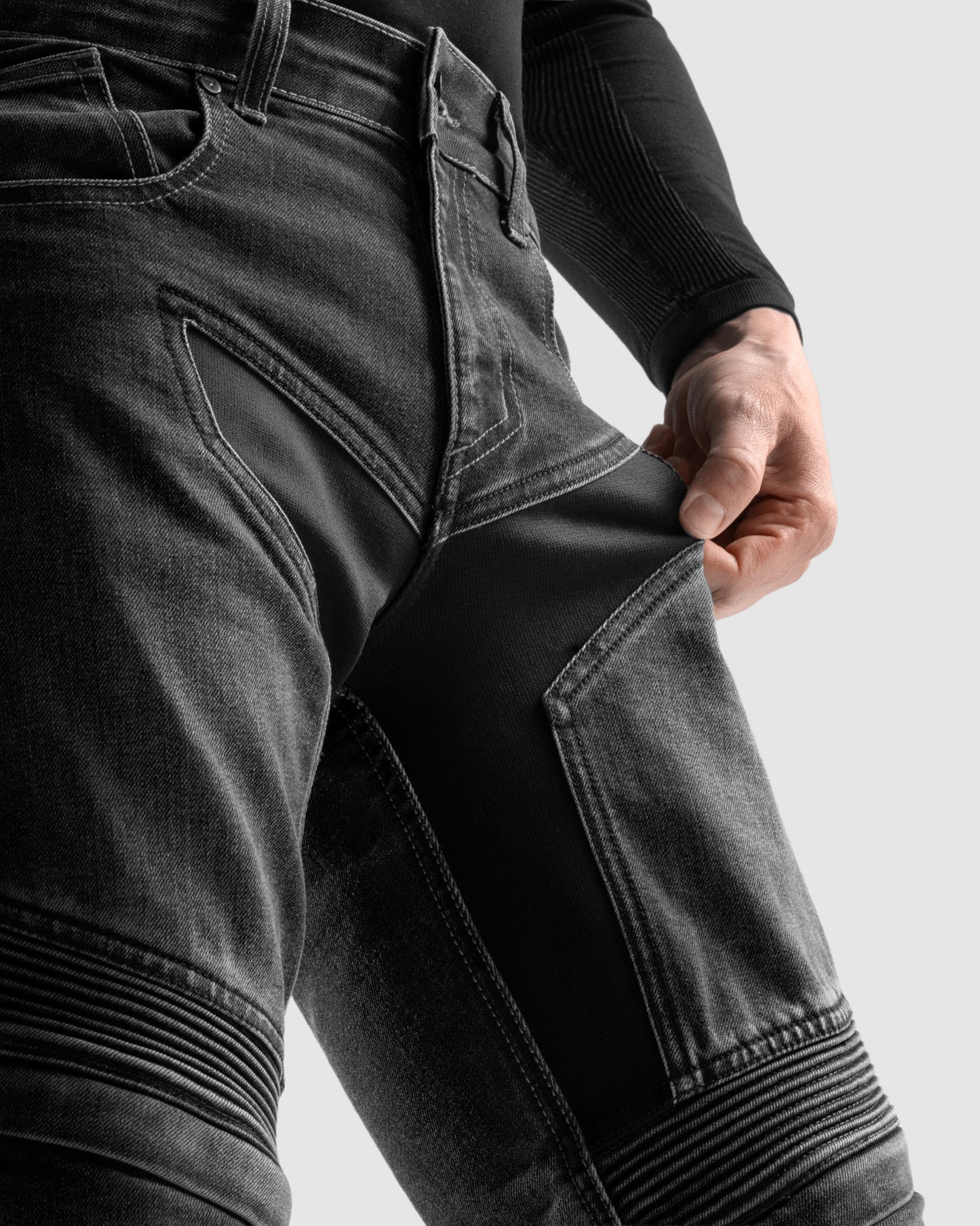 Eagle 4 Motorradjeans Regular Schwarz