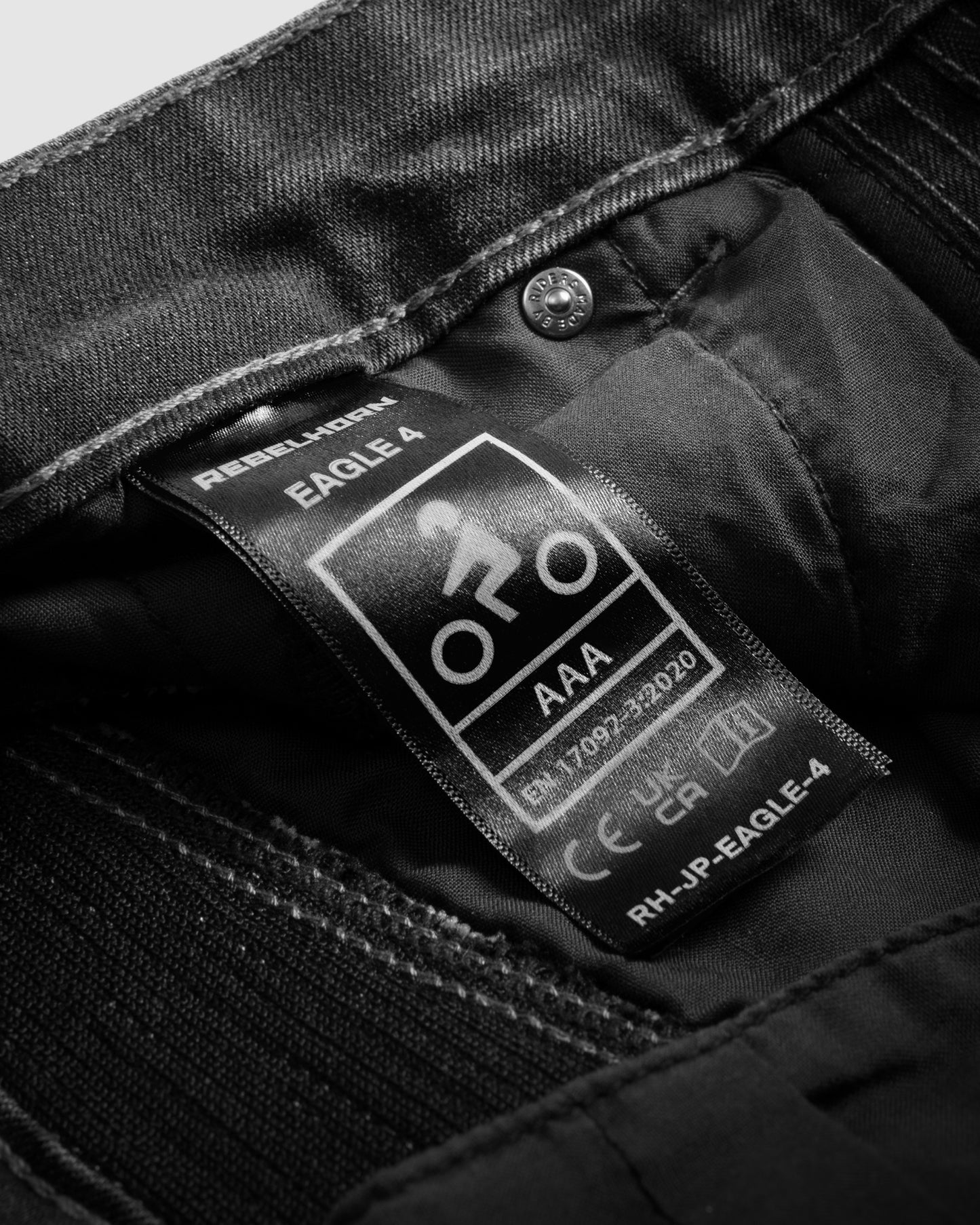 Eagle 4 Motorradjeans Regular Schwarz