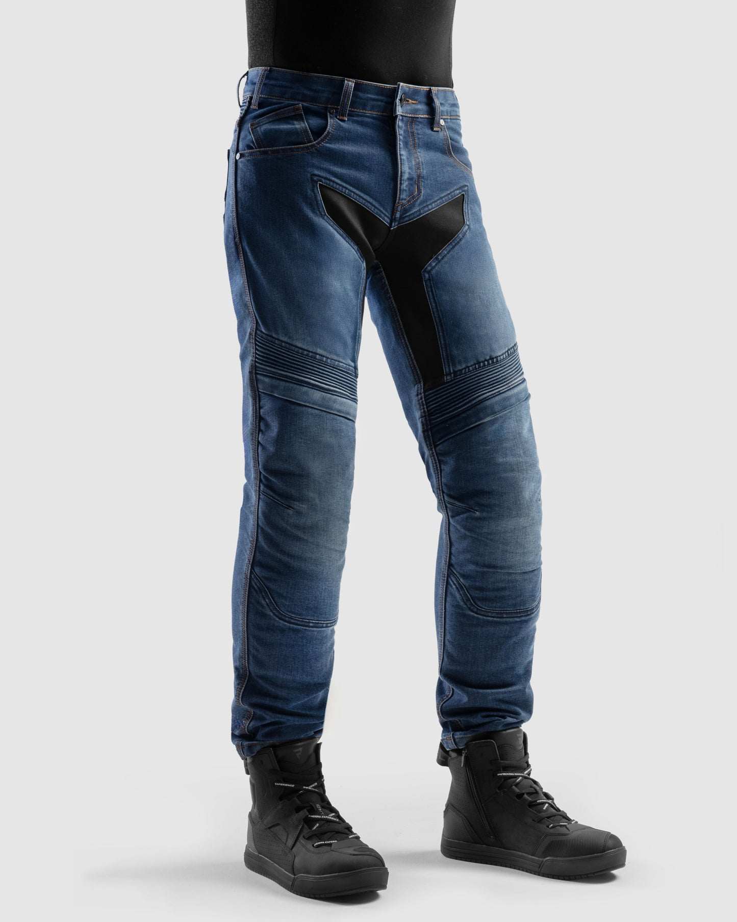 Eagle 4 Motorradjeans Regular Blau Gewaschen