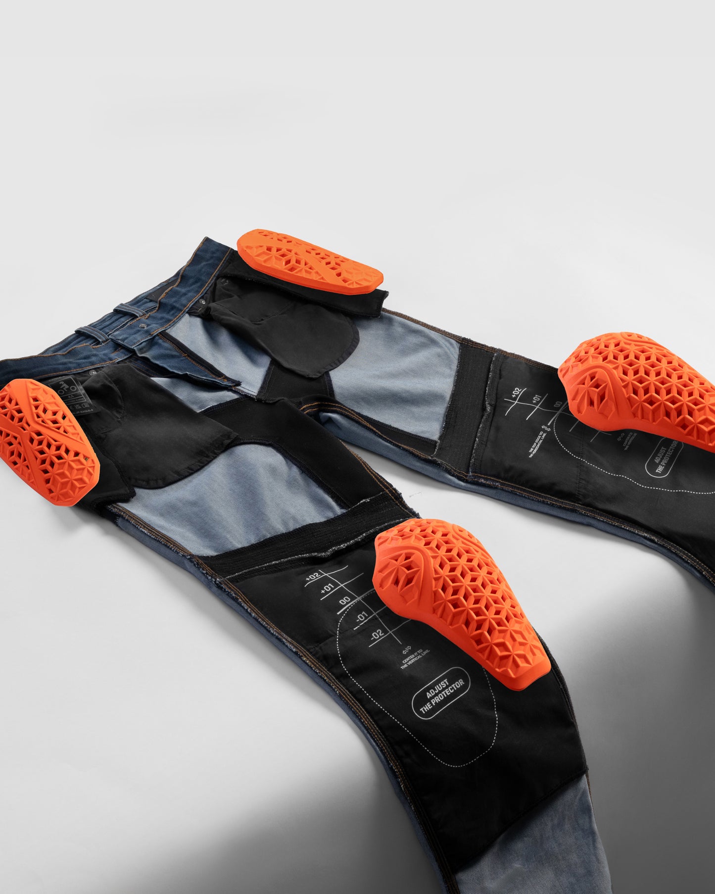 Eagle 4 Motorradjeans Regular Blau Gewaschen
