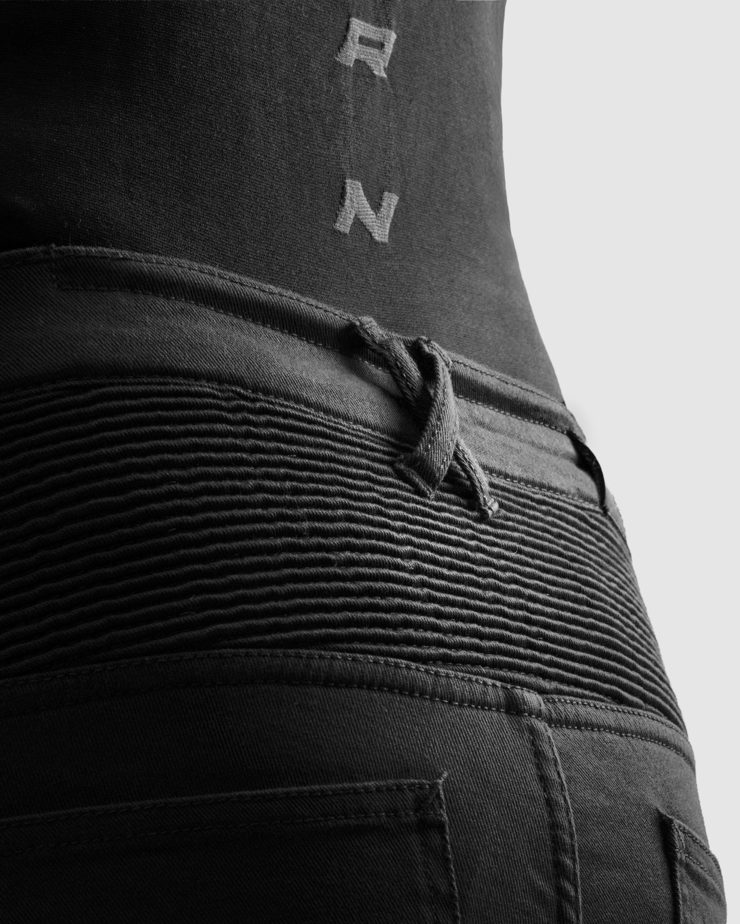 Faster Motorradjeans Schwarz