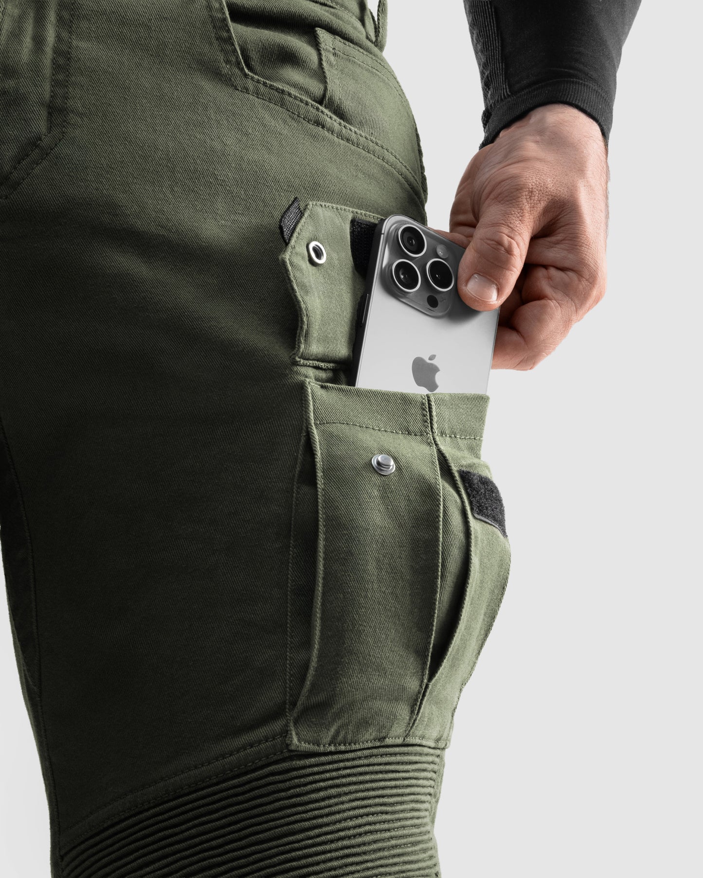 Faster Motorradjeans Grün