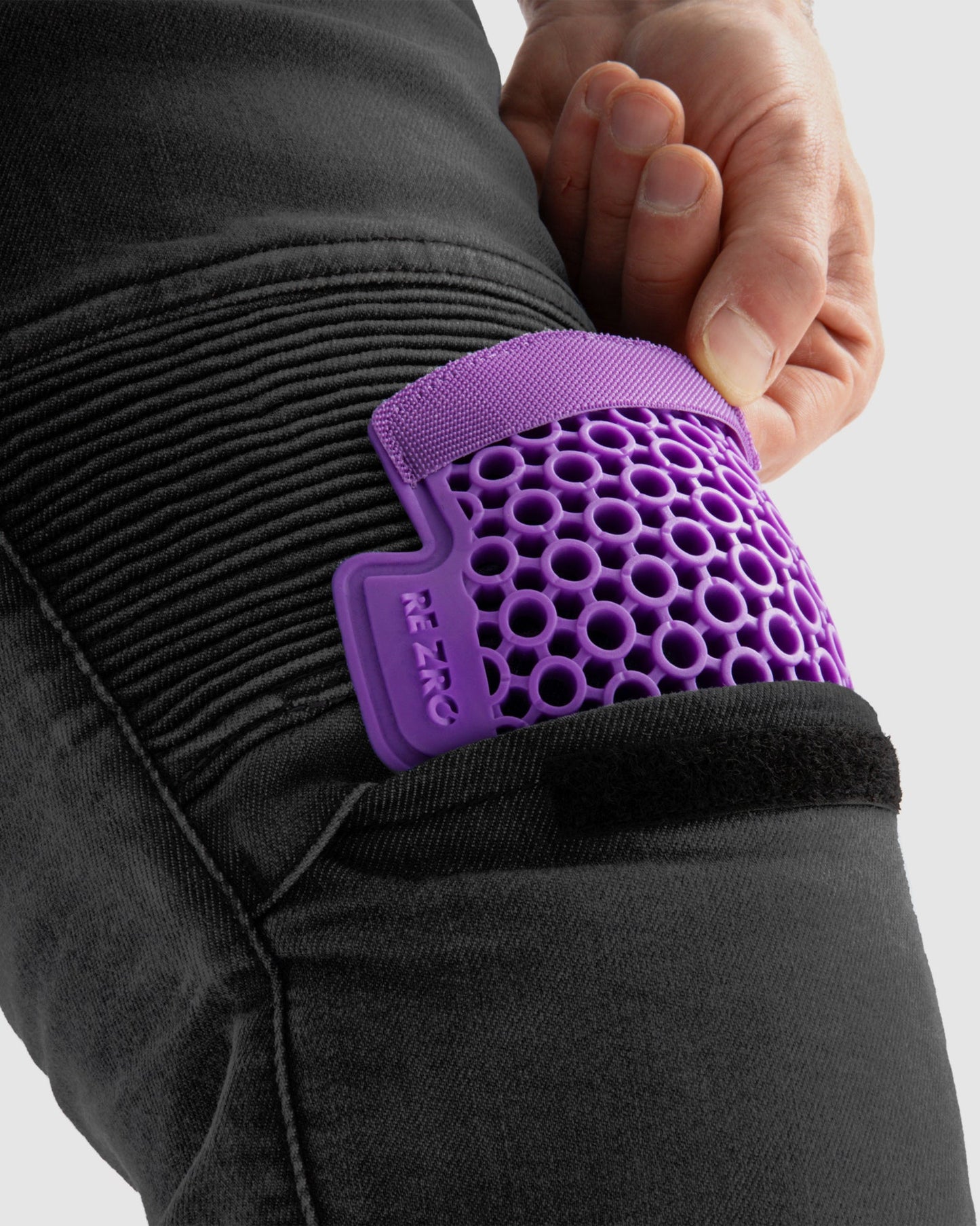 Revolt Motorrad-Jeans Schwarz