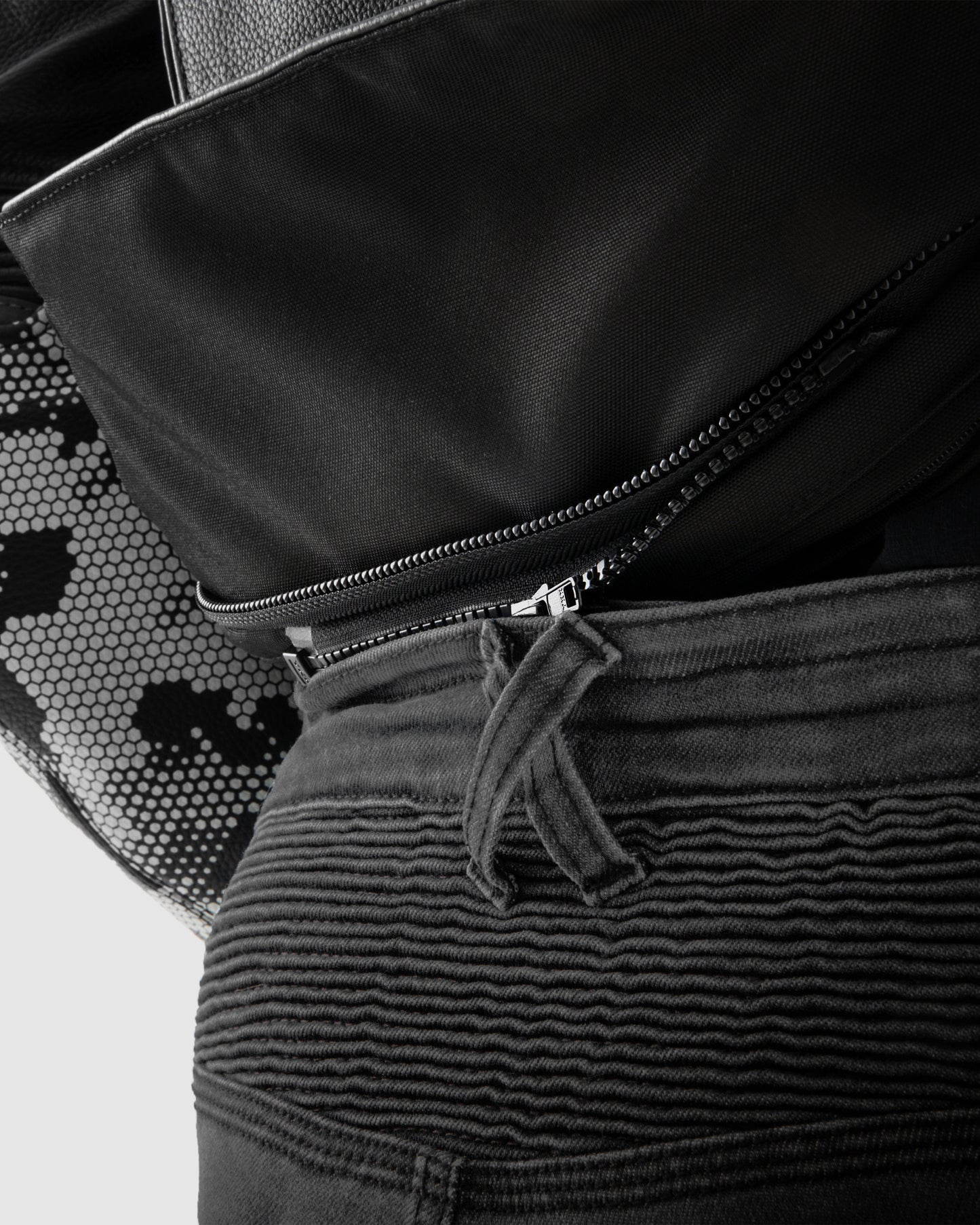 Revolt Motorrad-Jeans Schwarz
