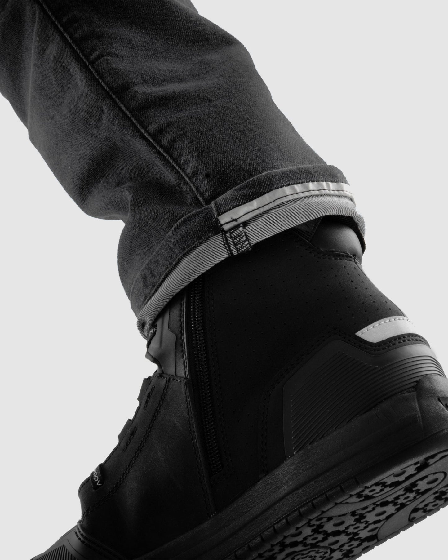 Revolt Motorrad-Jeans Schwarz