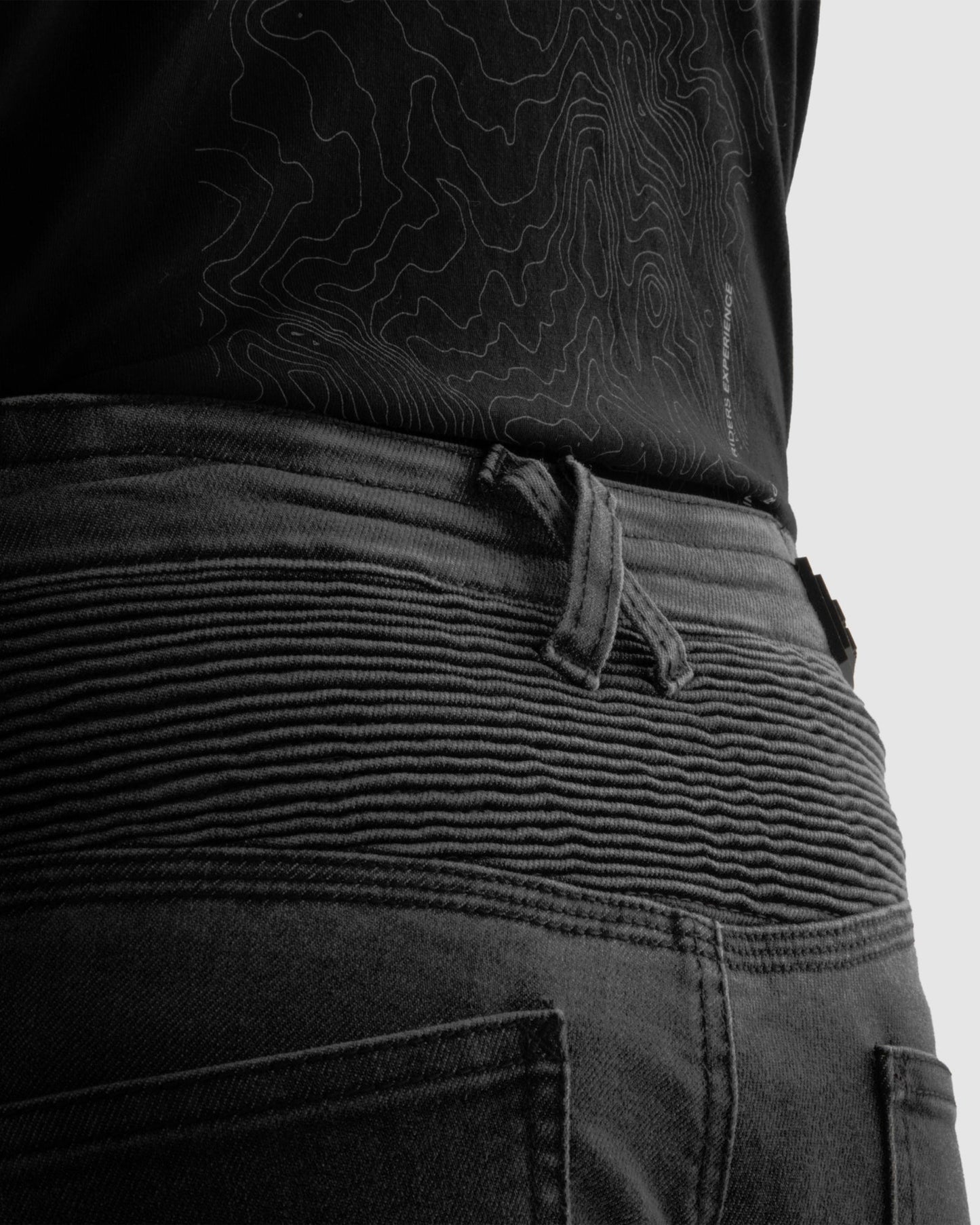 Revolt Motorrad-Jeans Schwarz