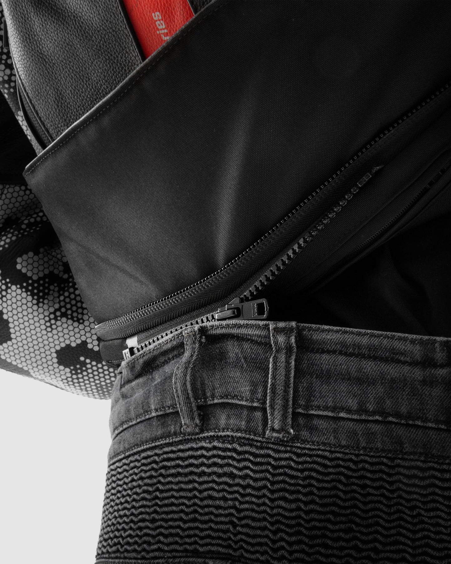 Vandal Motorrad-Jeans Einschichtig Schwarz Verwaschen