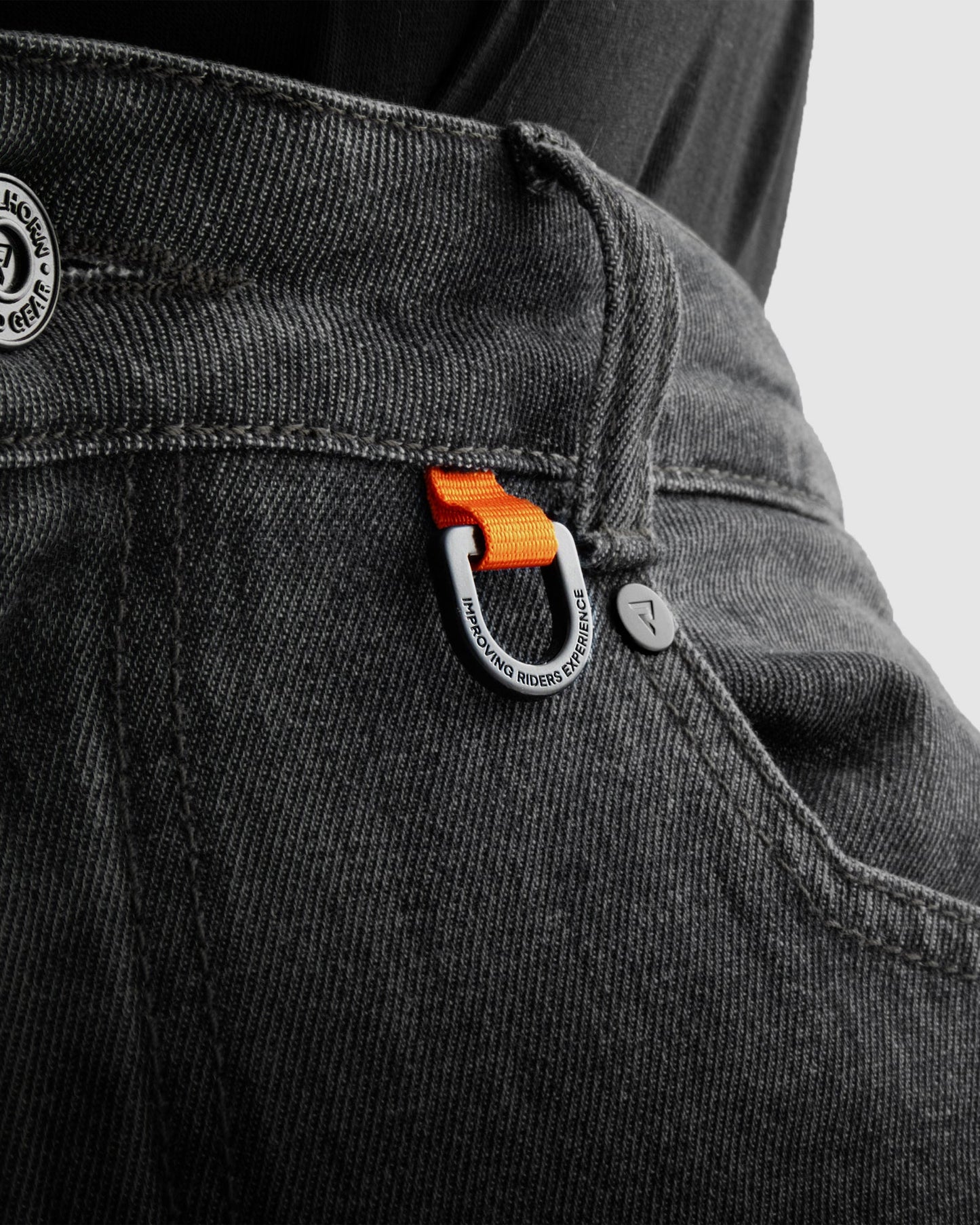 Vandal Motorrad-Jeans Einschichtig Schwarz Verwaschen