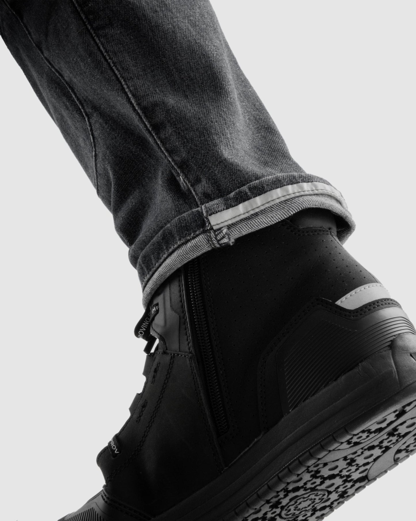 Vandal Motorrad-Jeans Einschichtig Schwarz Verwaschen