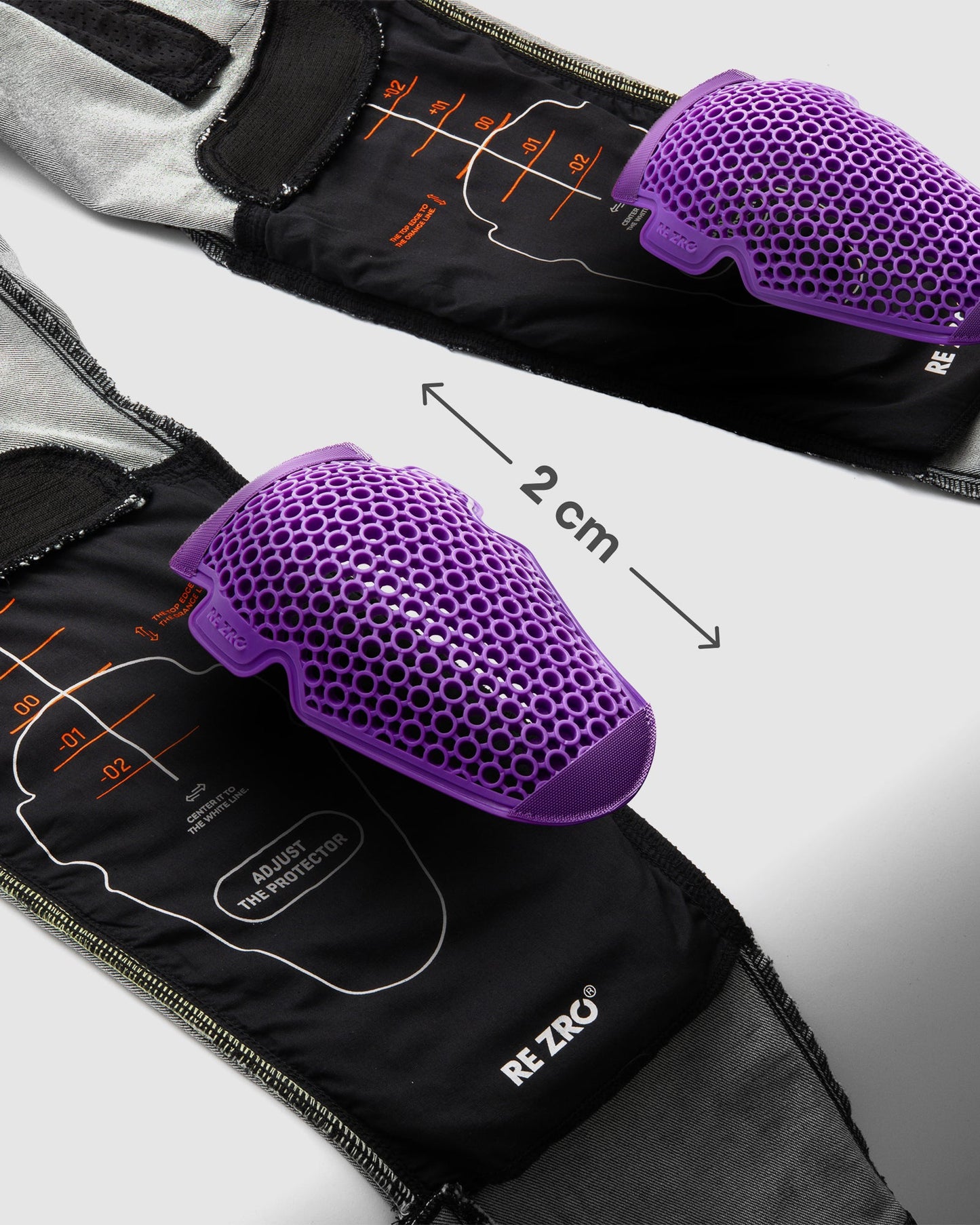 Vandal Motorrad-Jeans Einschichtig Schwarz Verwaschen