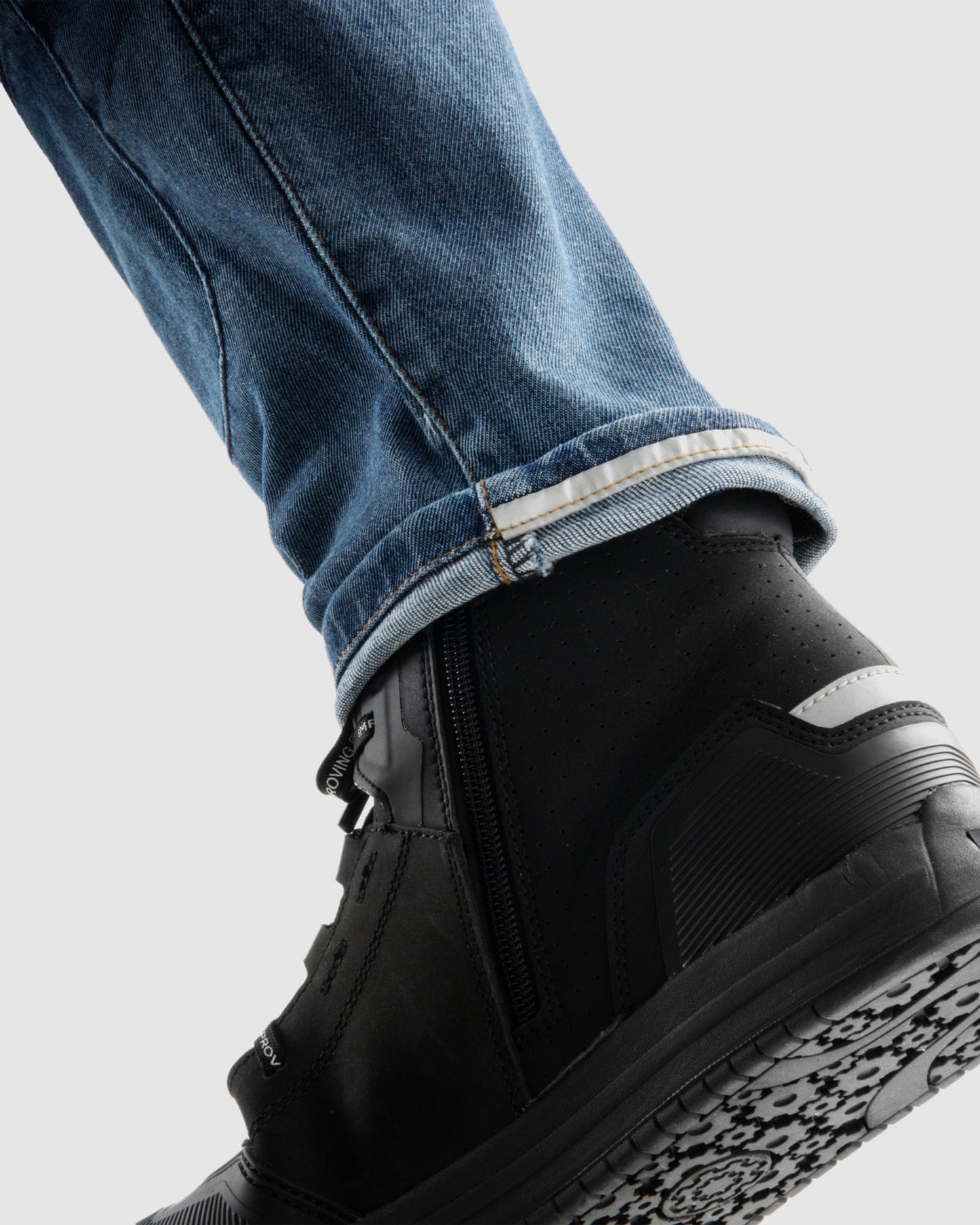 Vandal Motorrad-Jeans Einschichtig Blau Verwaschen