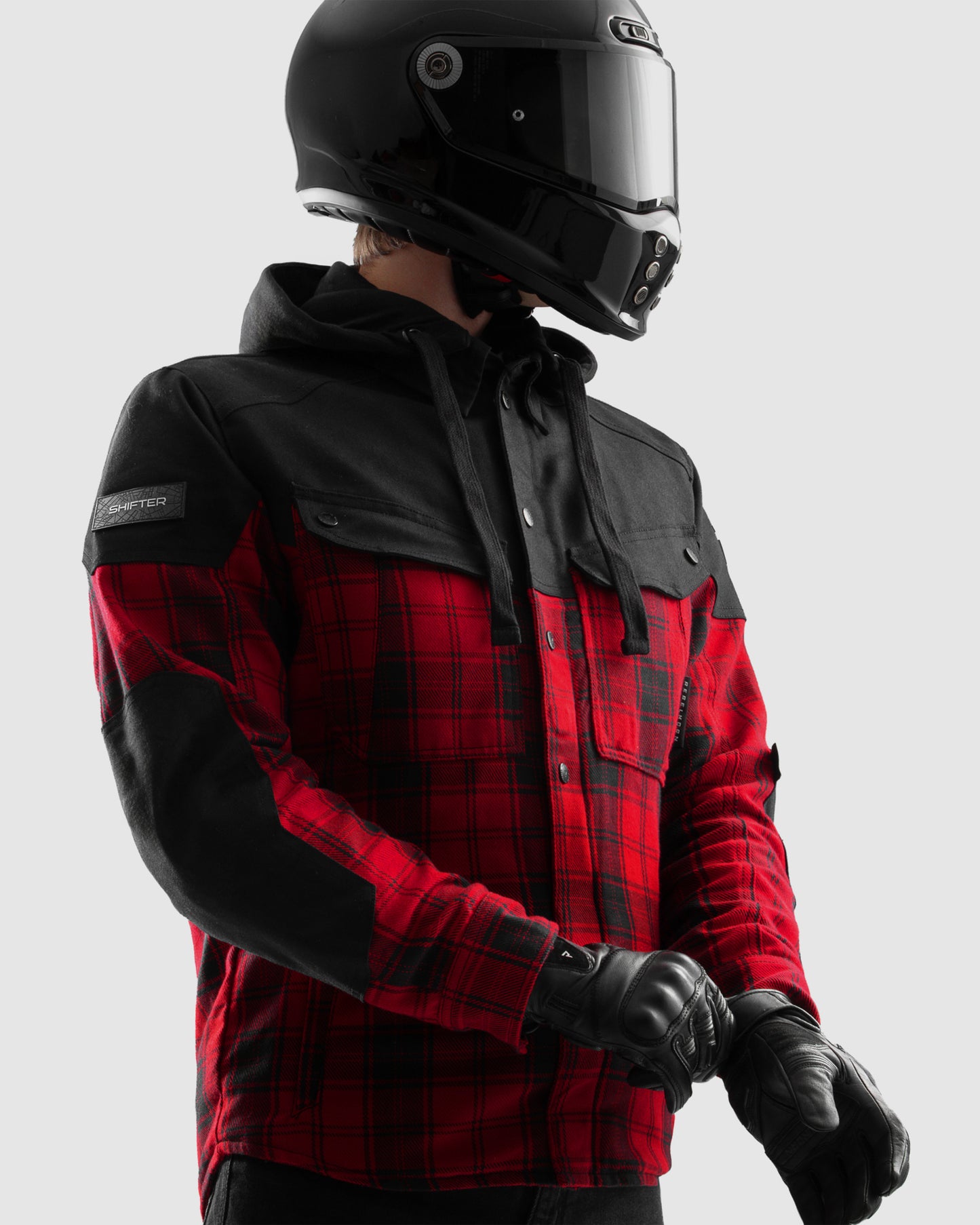 Shifter Motorradhemd Rot