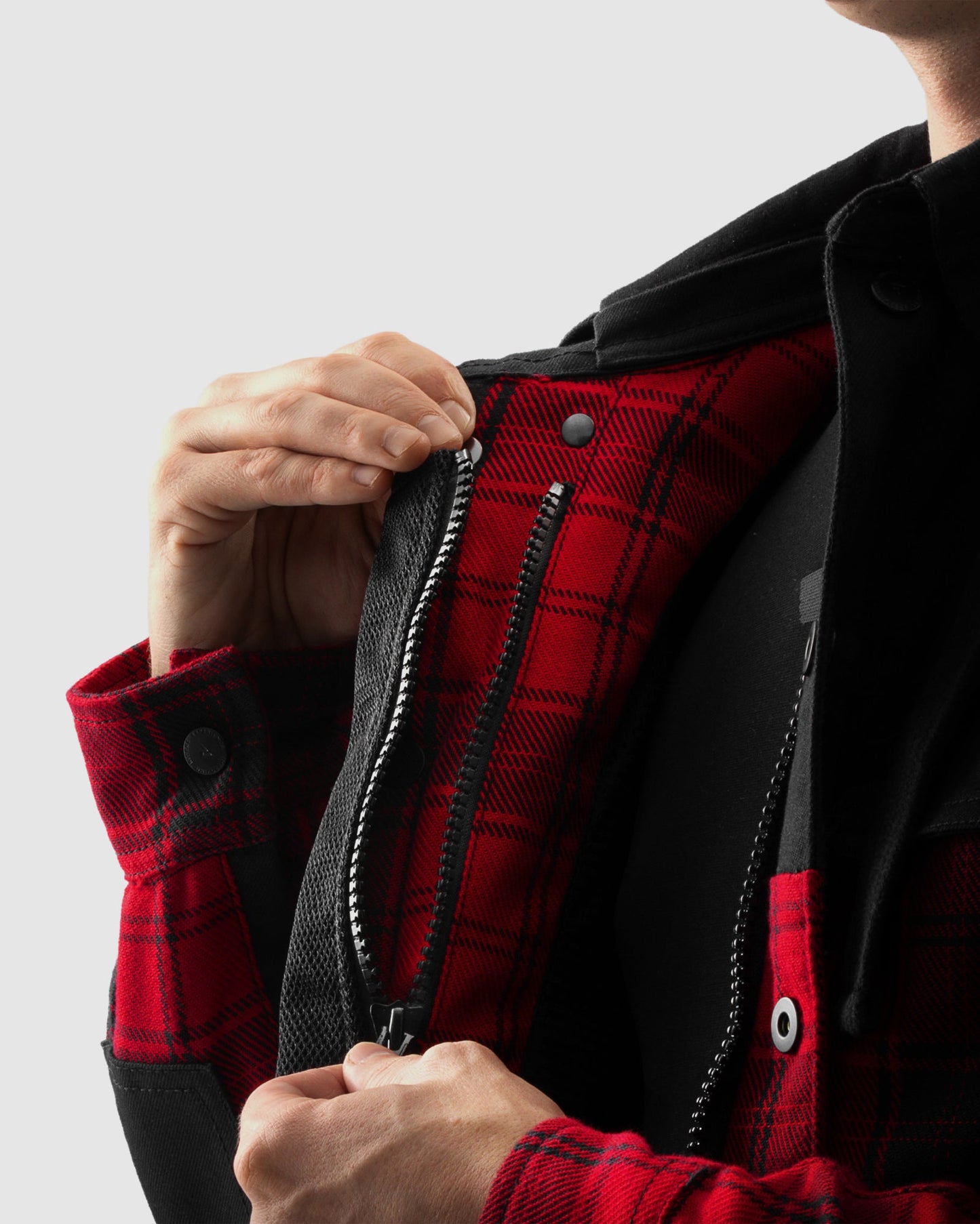 Shifter Motorradhemd Rot