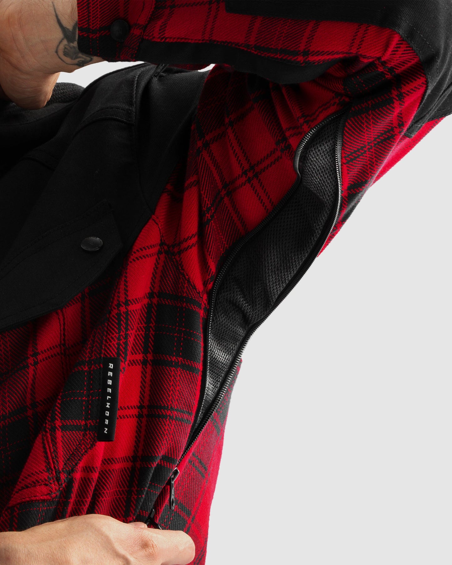 Shifter Motorradhemd Rot