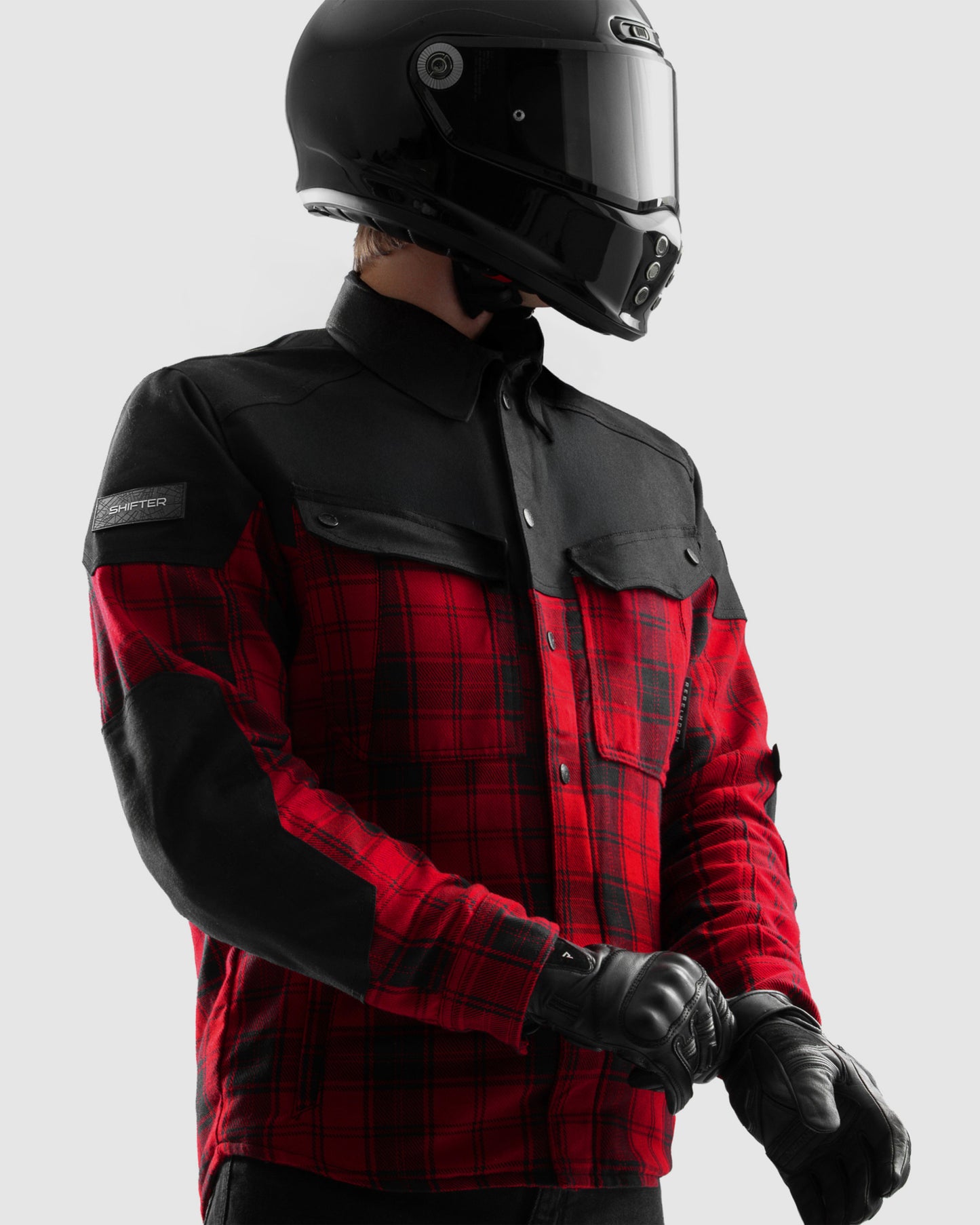 Shifter Motorradhemd Rot
