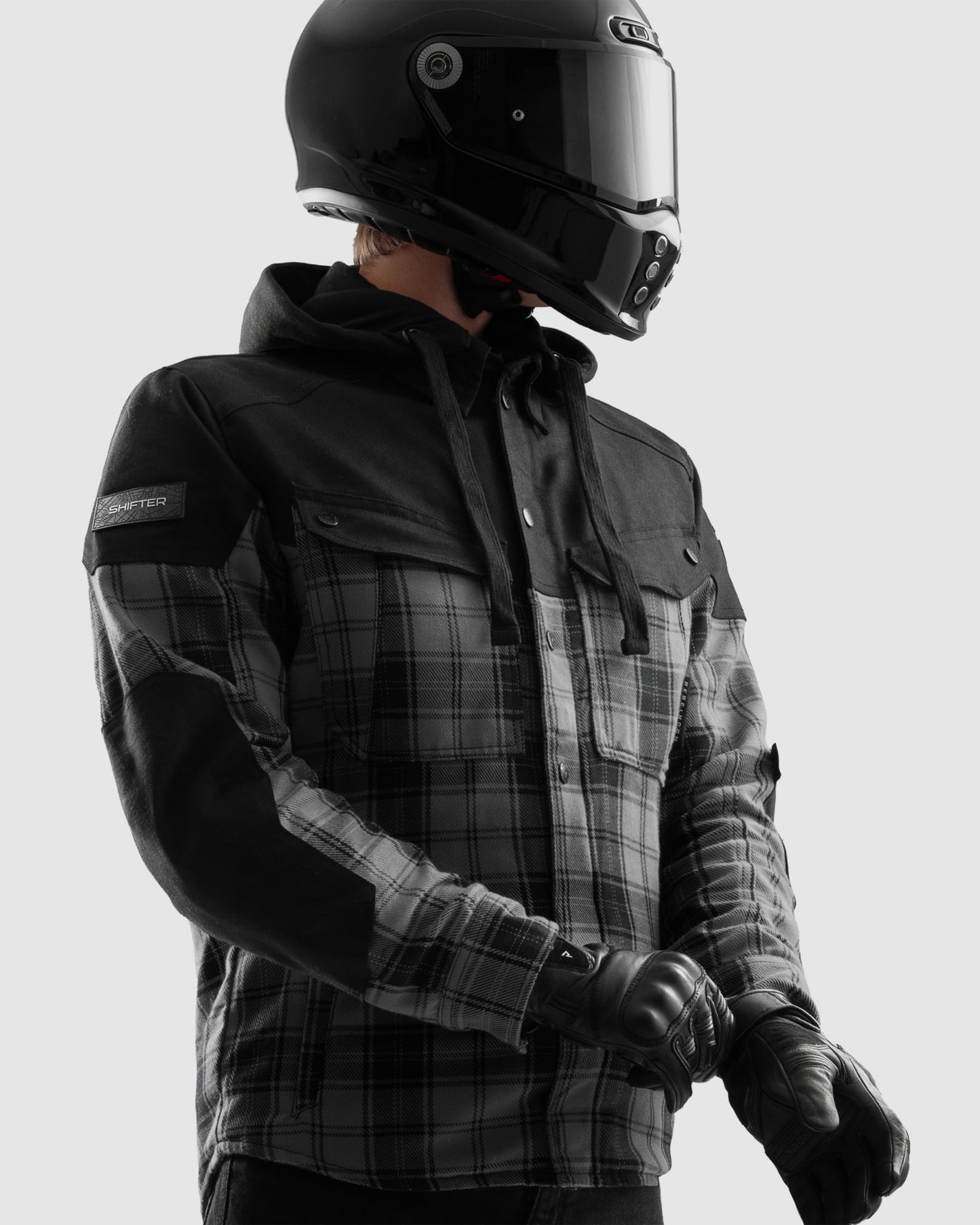 Shifter Motorradhemd Grau