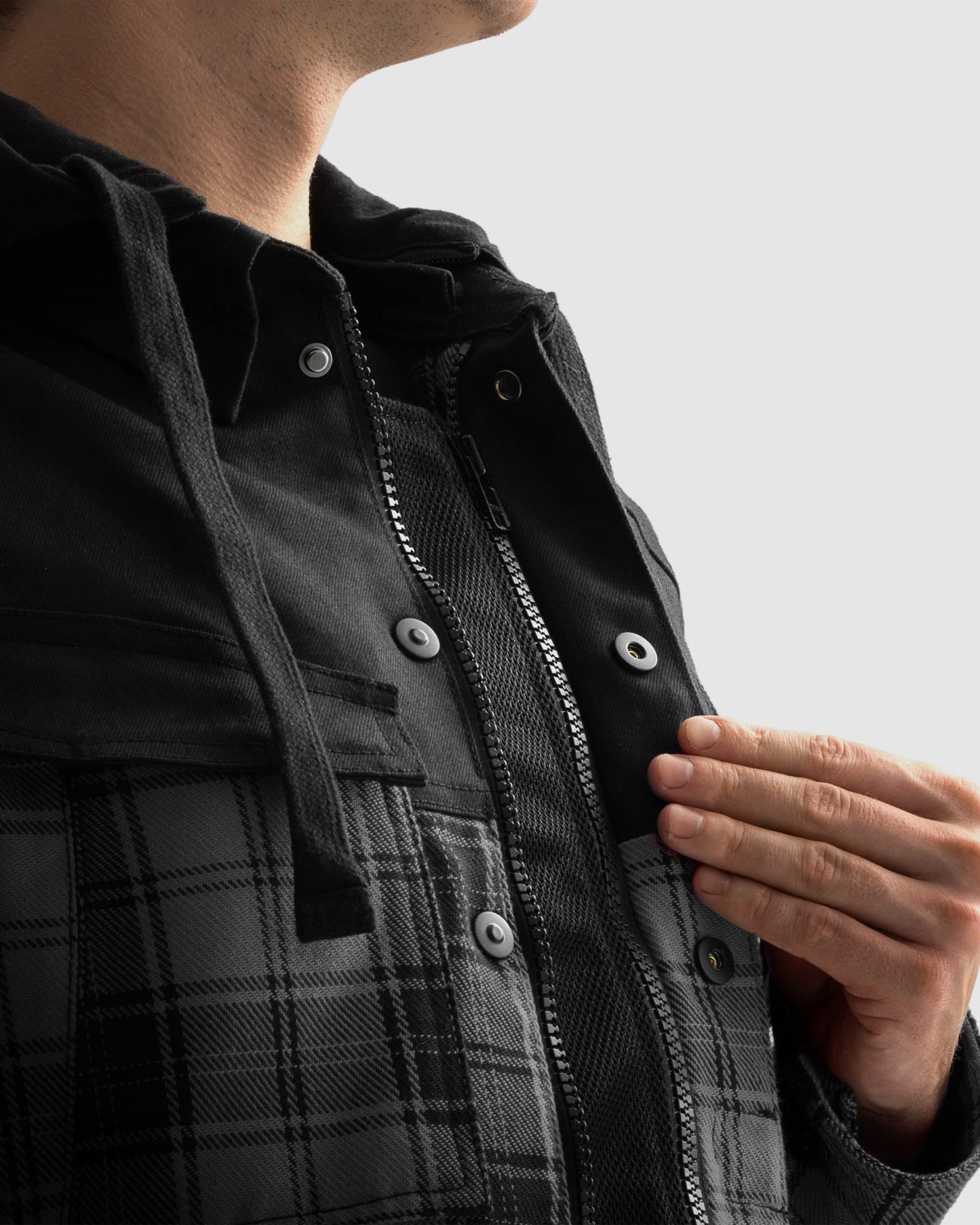 Shifter Motorradhemd Grau