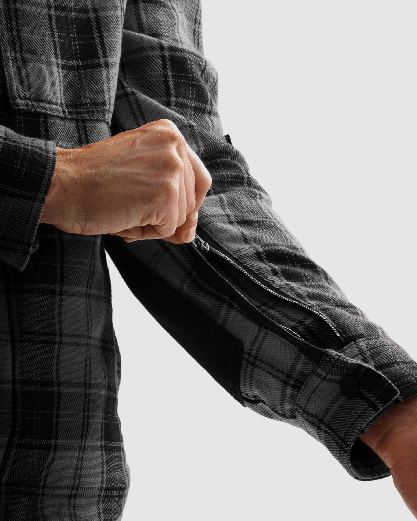 Shifter Motorradhemd Grau