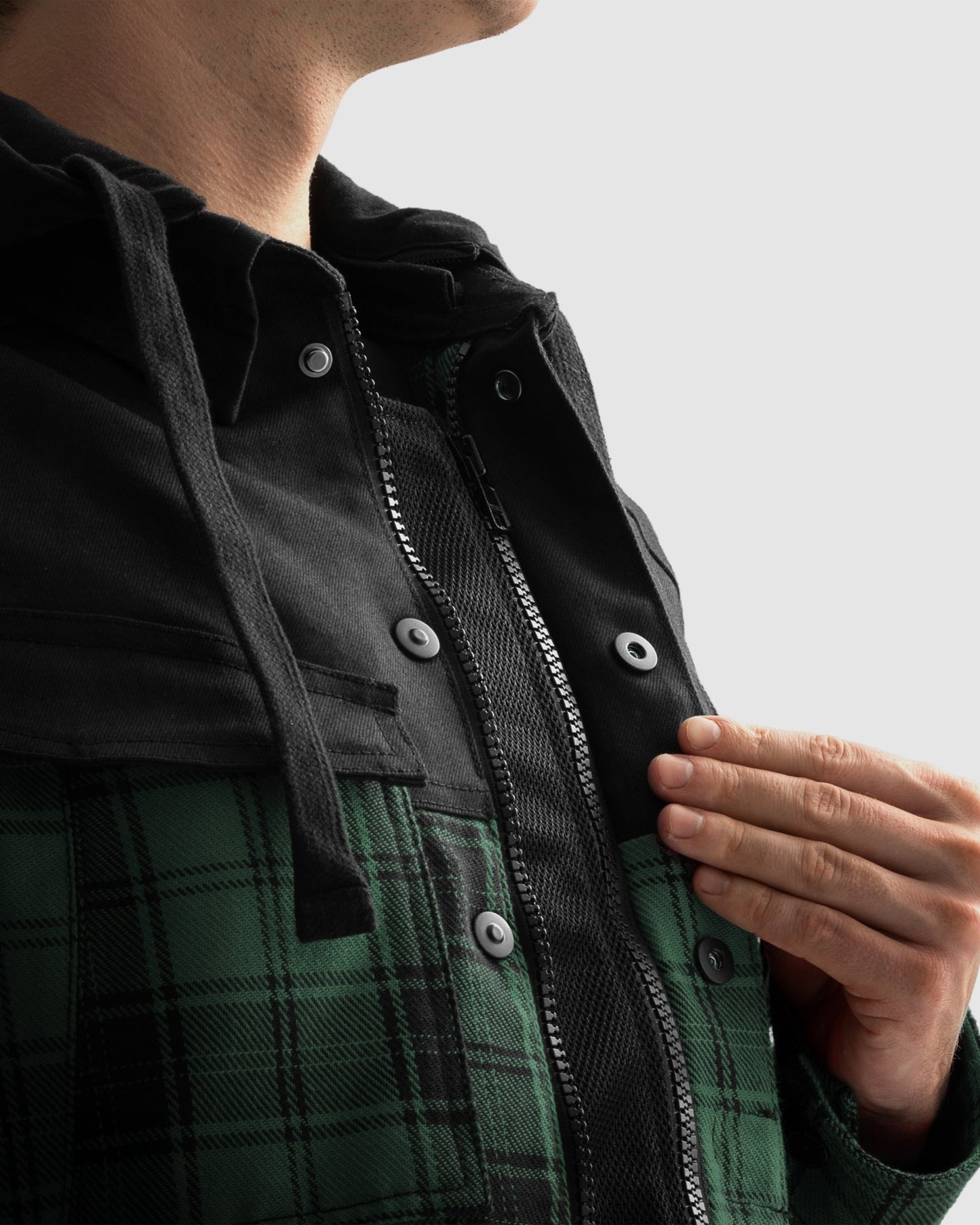 Shifter Motorradhemd Grün