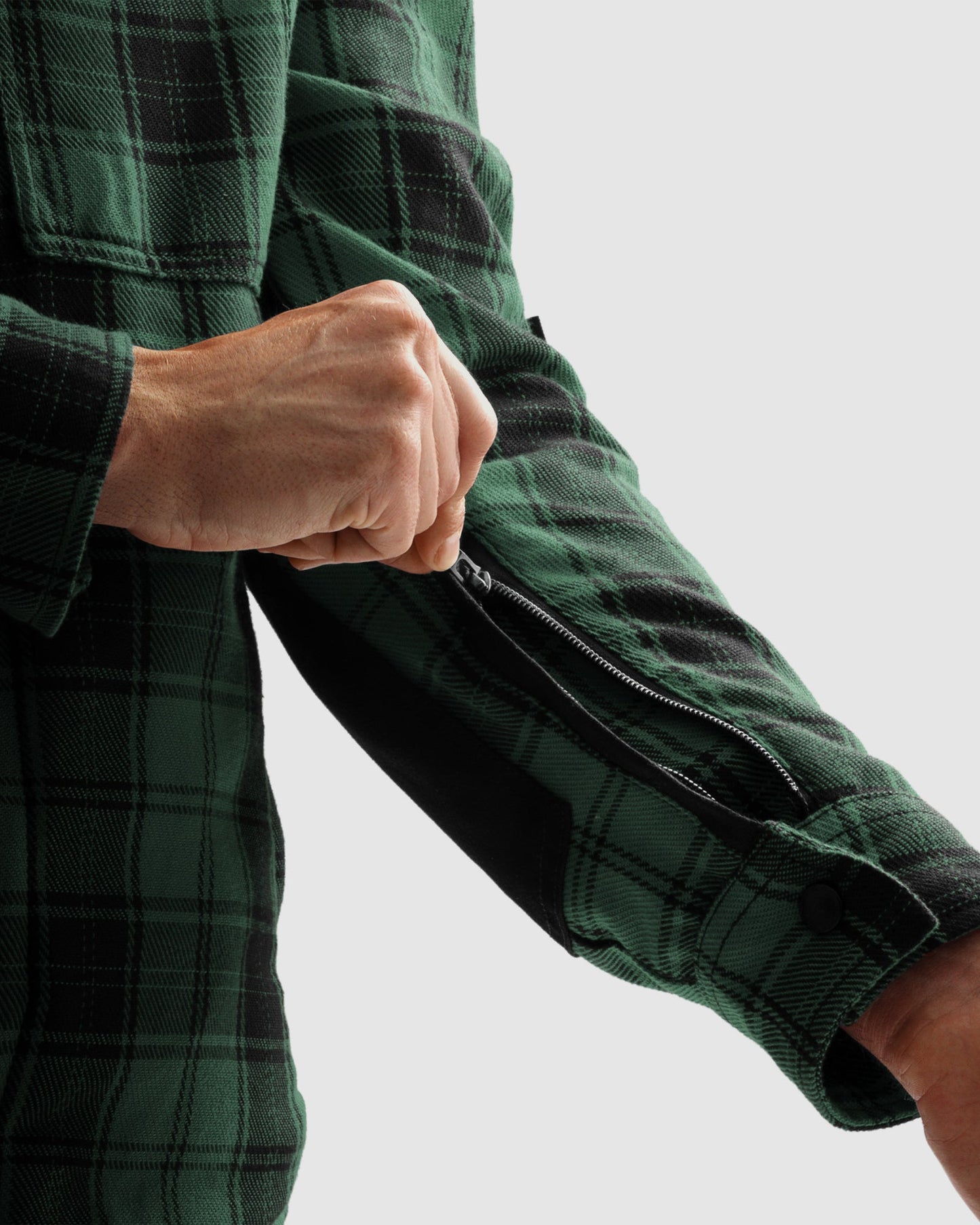 Shifter Motorradhemd Grün