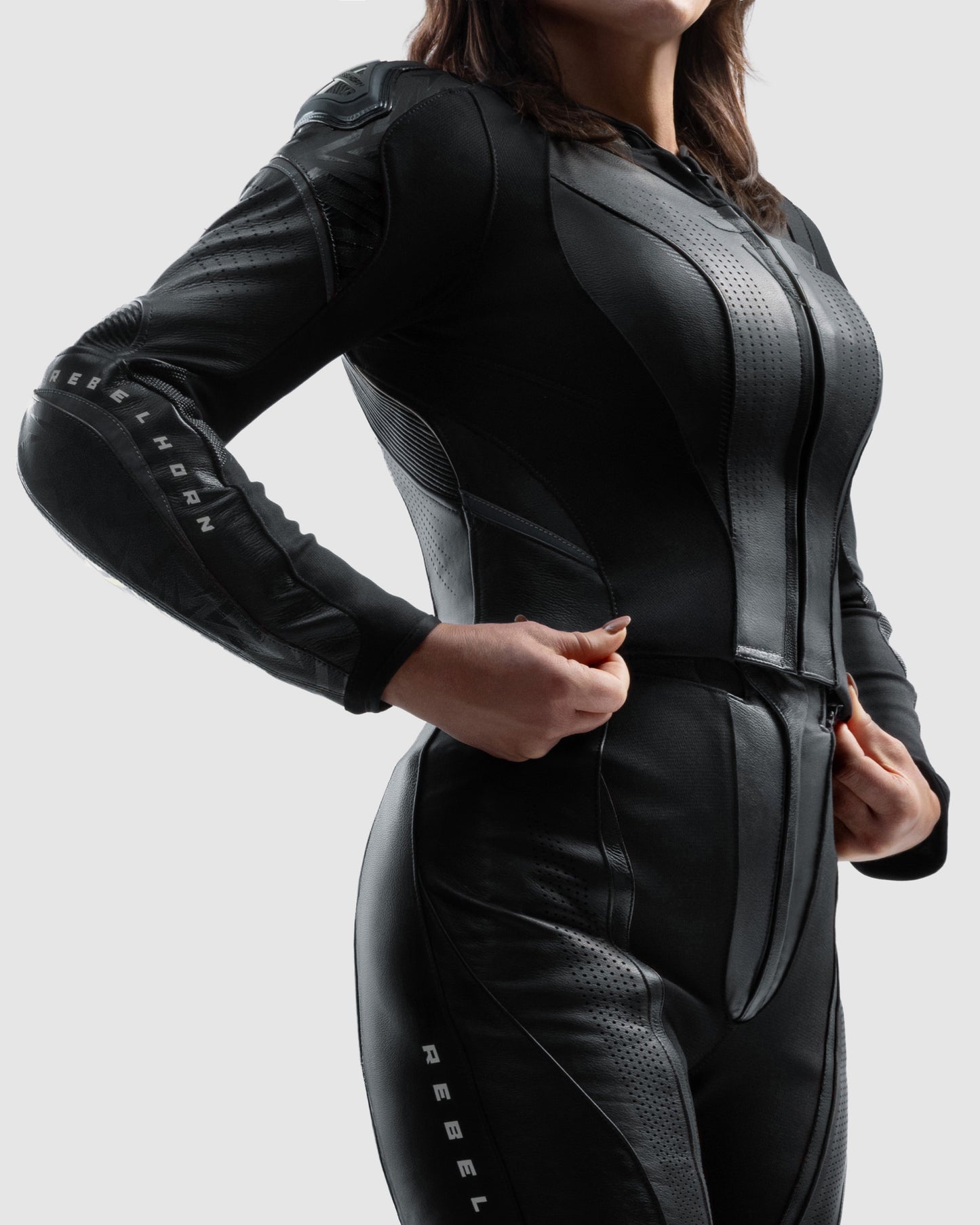 Diva RS Motorradjacke Damen Schwarz