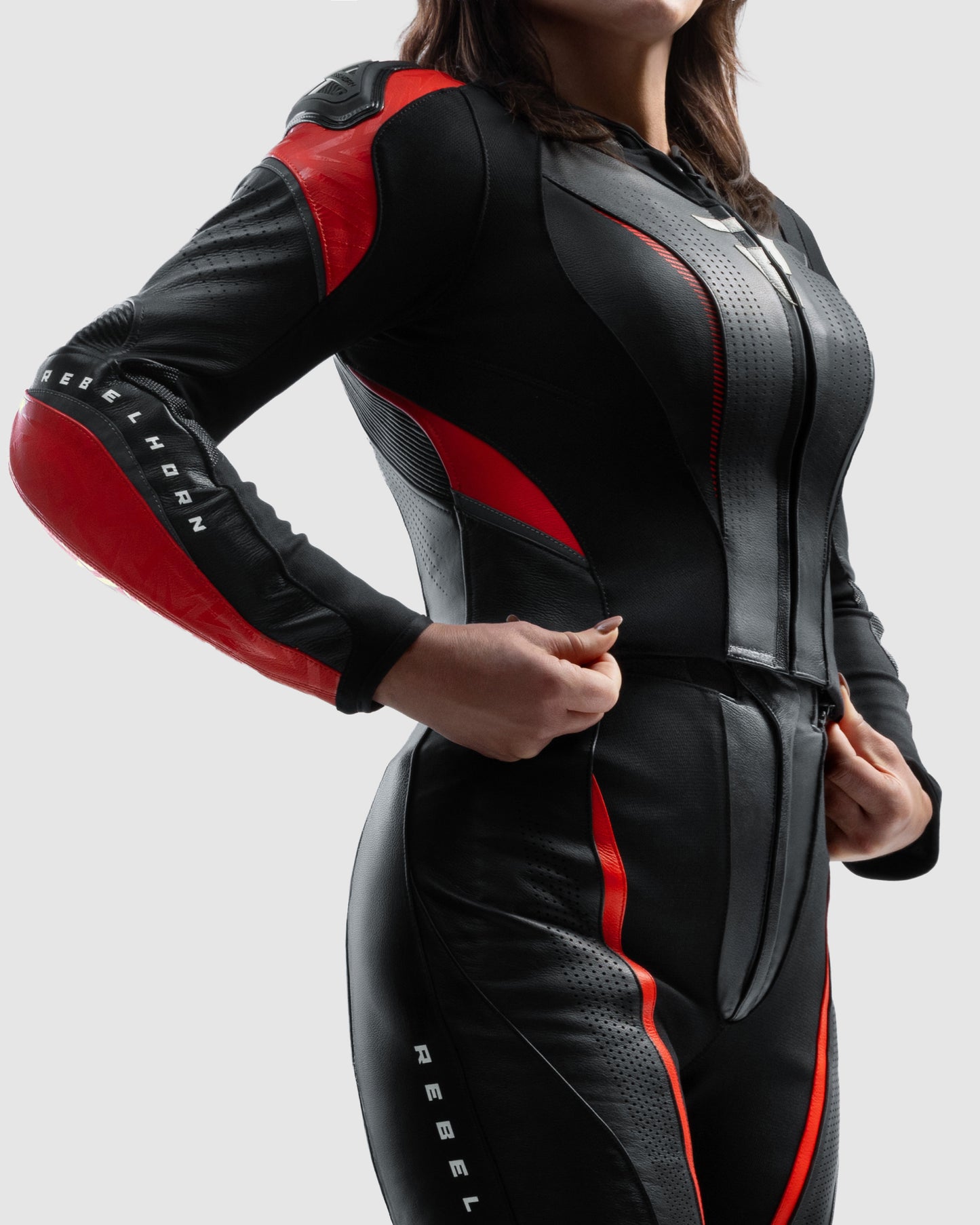 Diva RS Motorradjacke Damen Rot