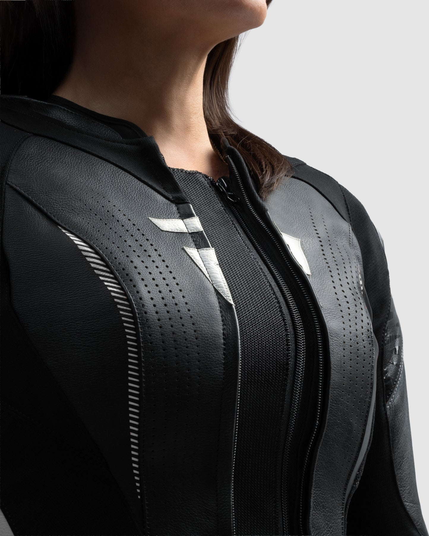 Diva RS Motorradjacke Damen Weiß