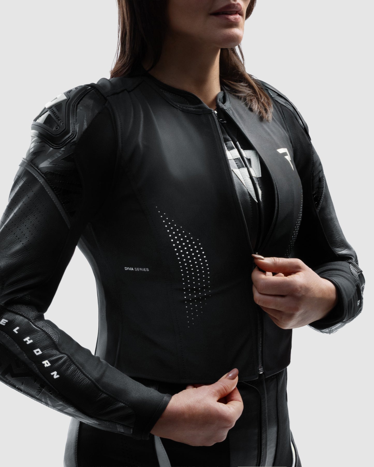 Diva RS Motorradjacke Damen Weiß