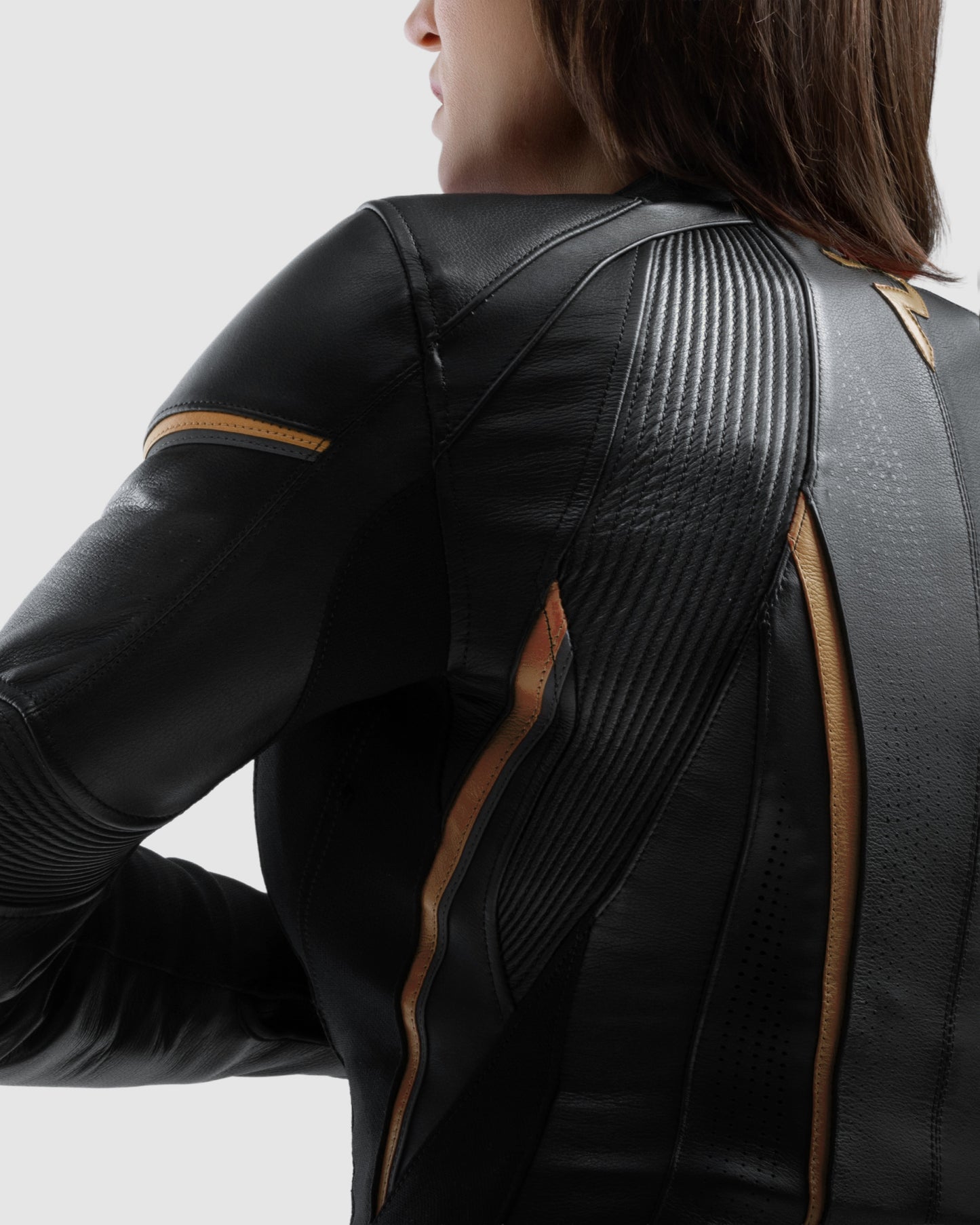 Diva ST Damen Motorradjacke Golden