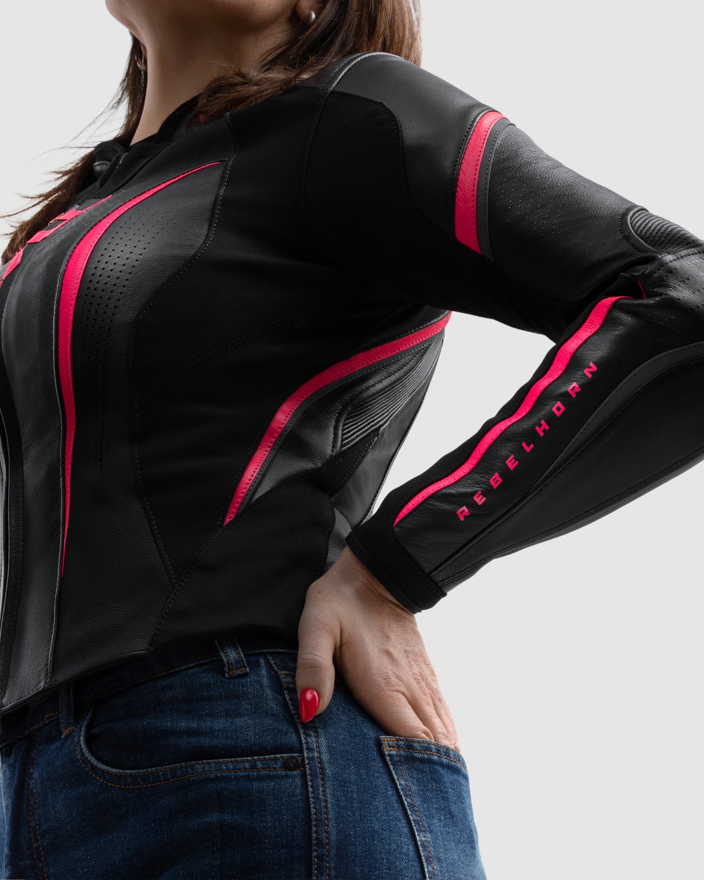 Diva ST Damen Motorradjacke Rosa