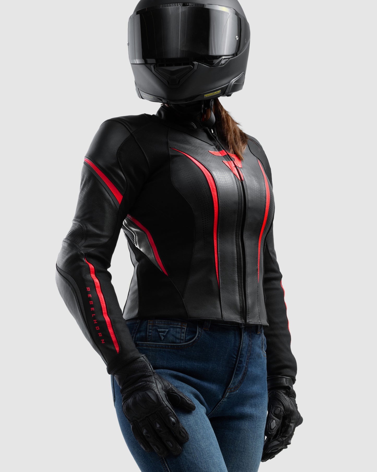 Diva ST Damen Motorradjacke Rot