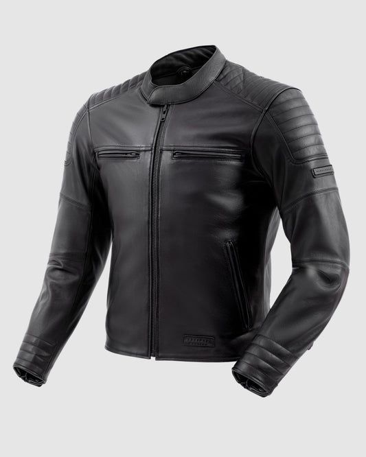 Hunter II Lederjacke Schwarz