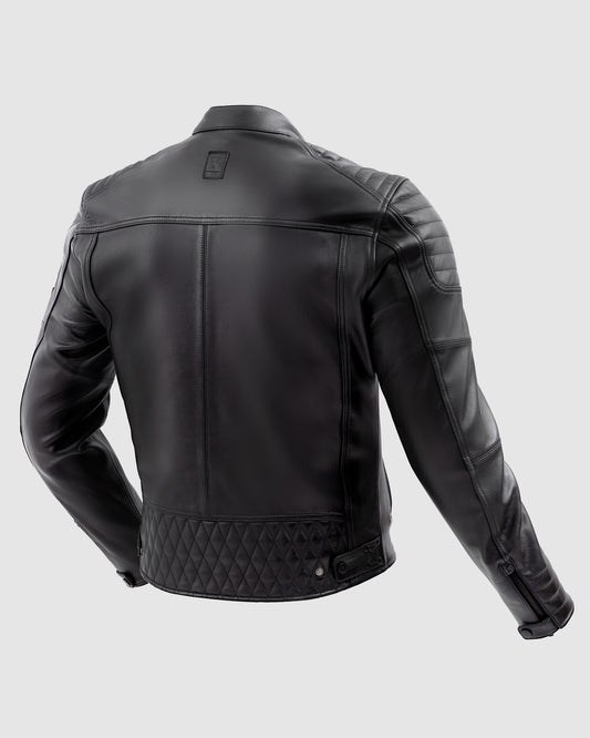 Hunter II Lederjacke Schwarz