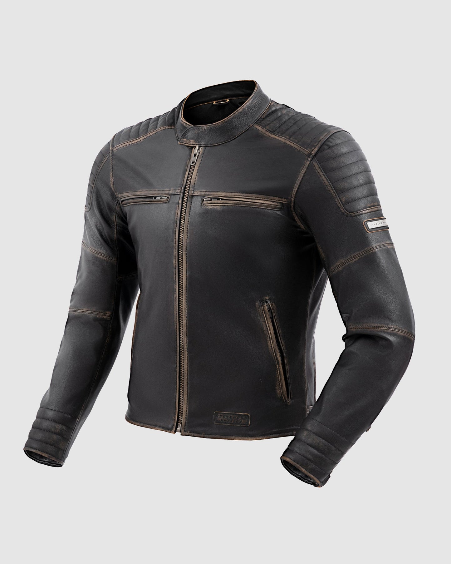 Hunter II Lederjacke Vintage Braun