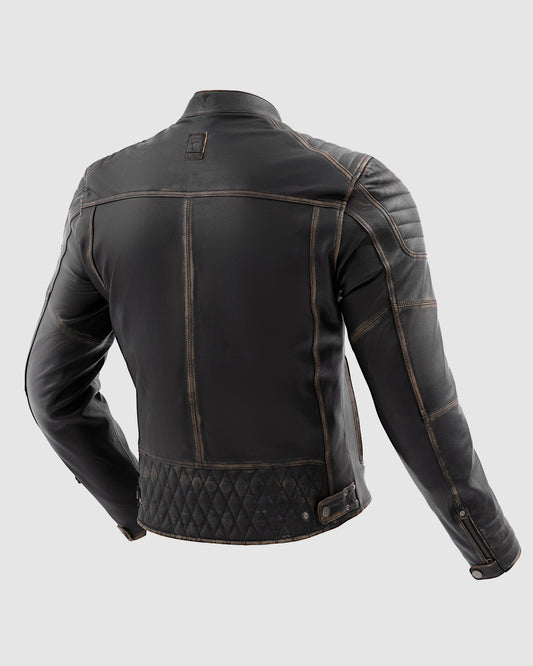 Hunter II Lederjacke Vintage Braun