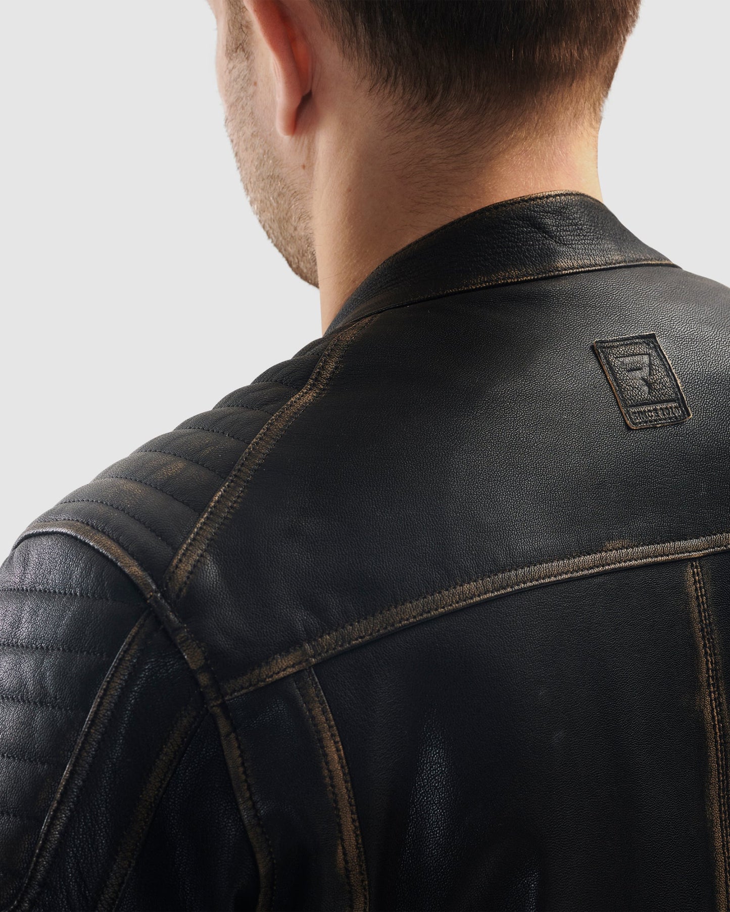 Hunter II Lederjacke Vintage Braun