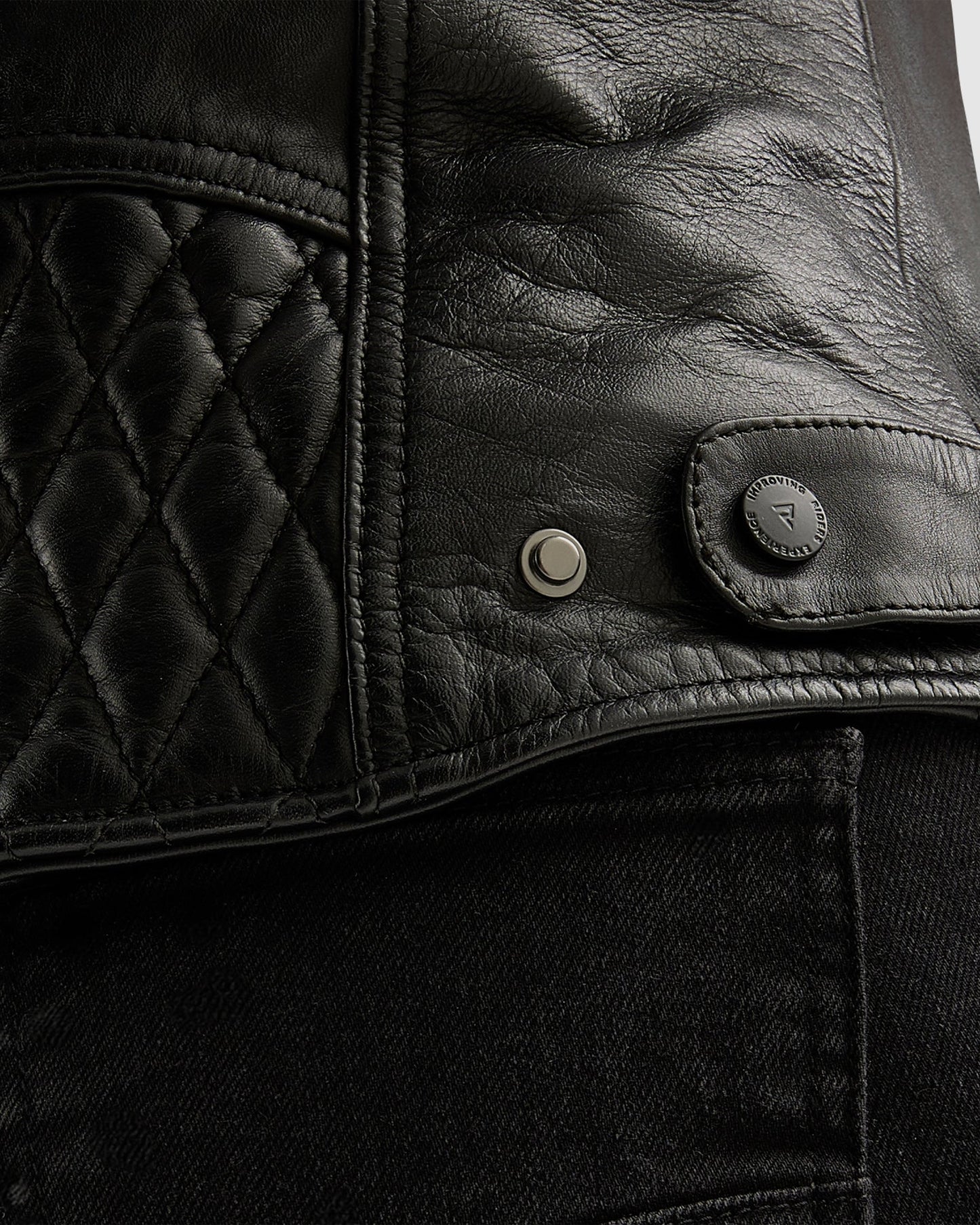 Hunter II Damen Lederjacke Schwarz